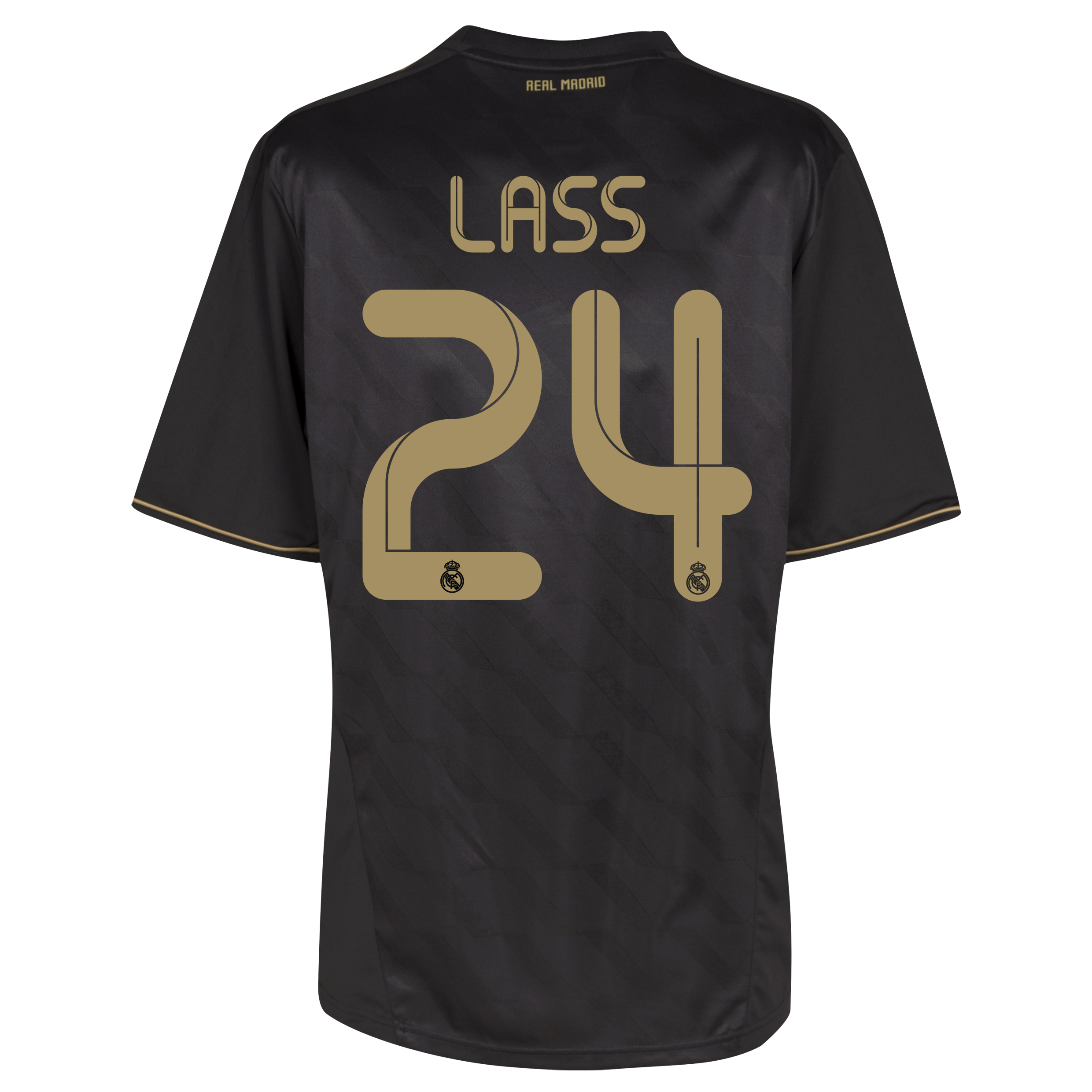 Real Madrid Away Shirt 2011/12 with Lass 24 printing