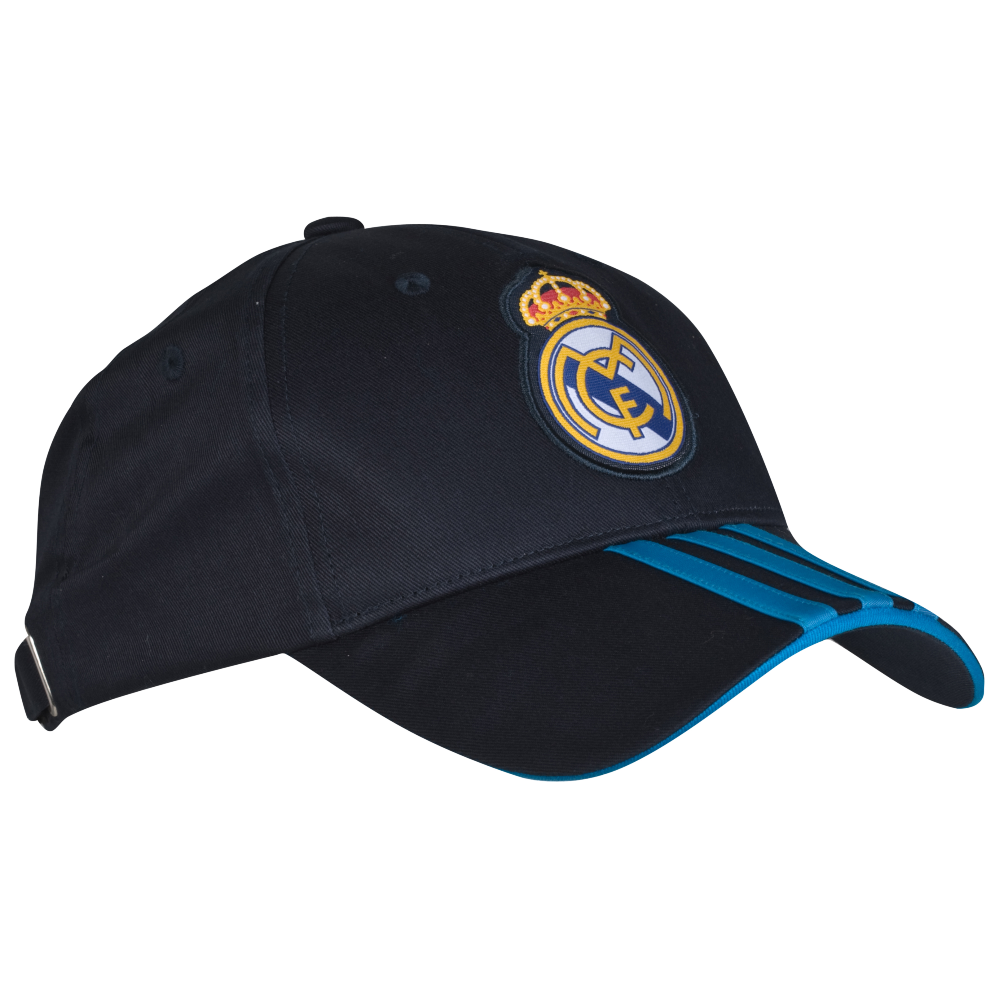 Real Madrid 3 Stripe Cap - Dark Marine/Sharp Blue