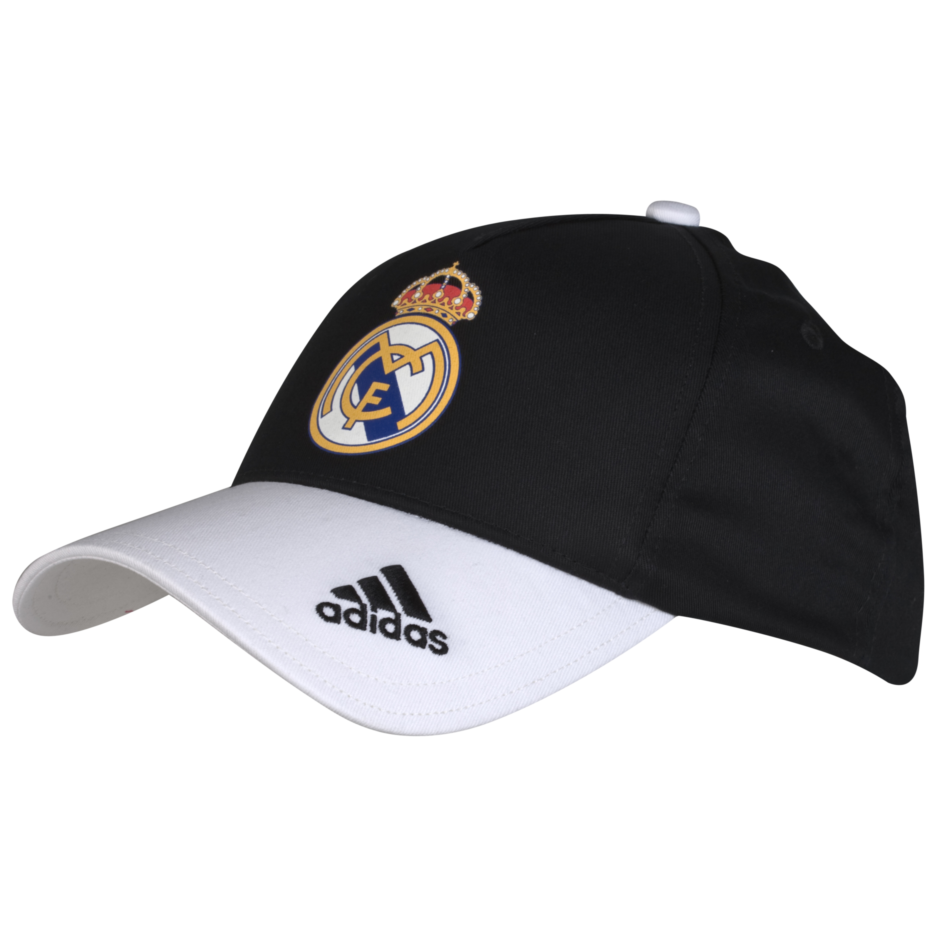 Real Madrid Club Cap Black White Black