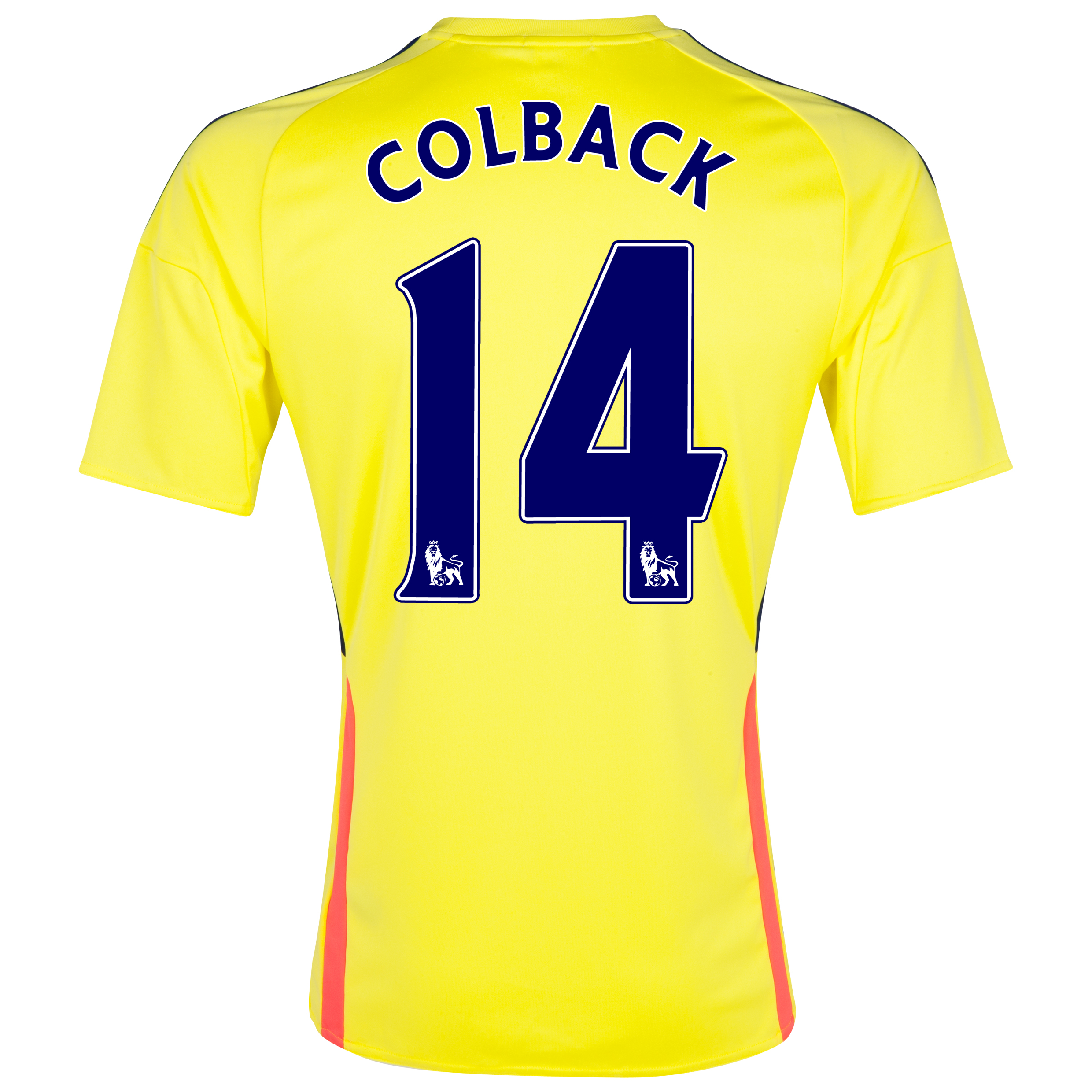 Sunderland Away Shirt 2013/14 with Colback 14 printing