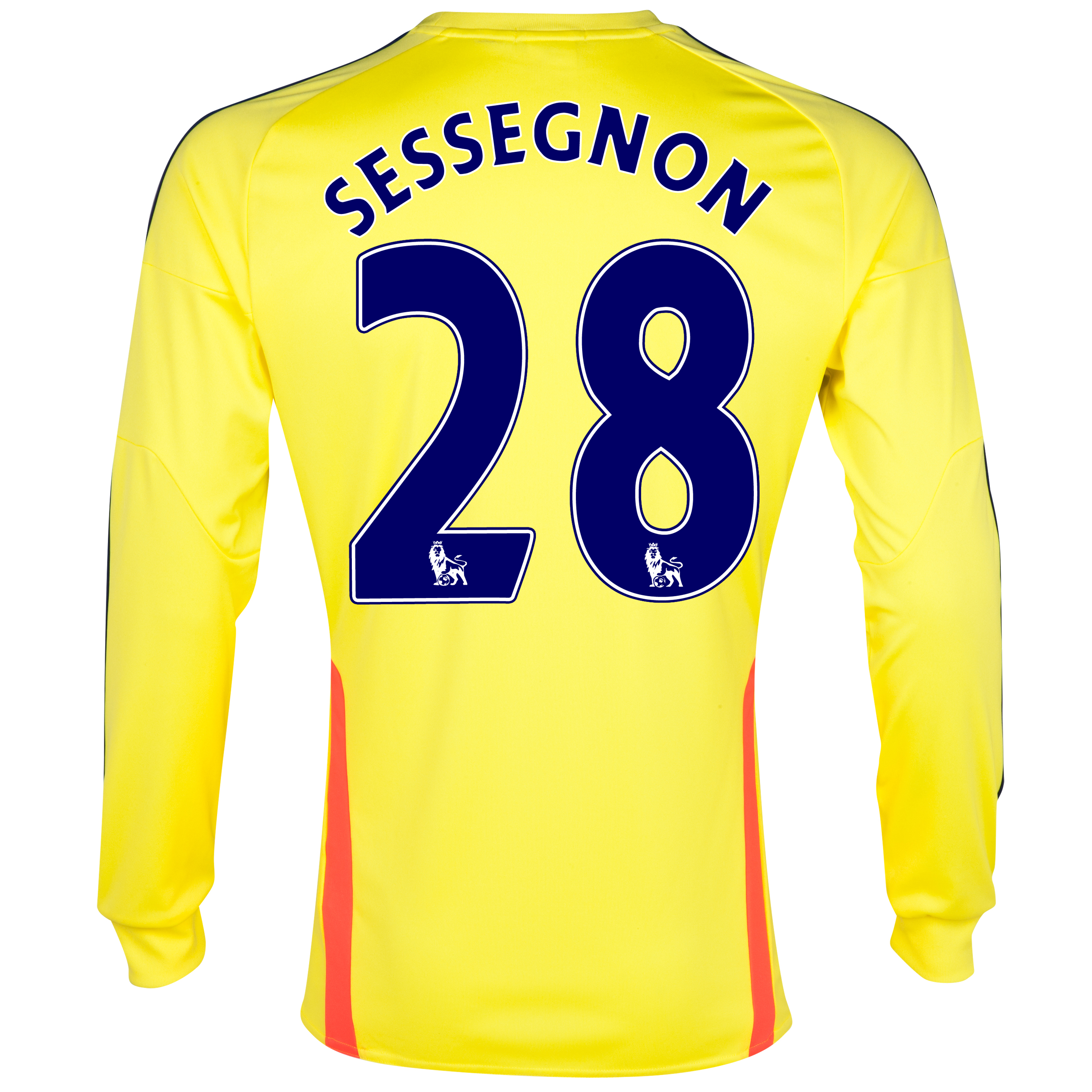 Sunderland Away Shirt 2013/14 - Long Sleeved with Sessegnon 28 printing