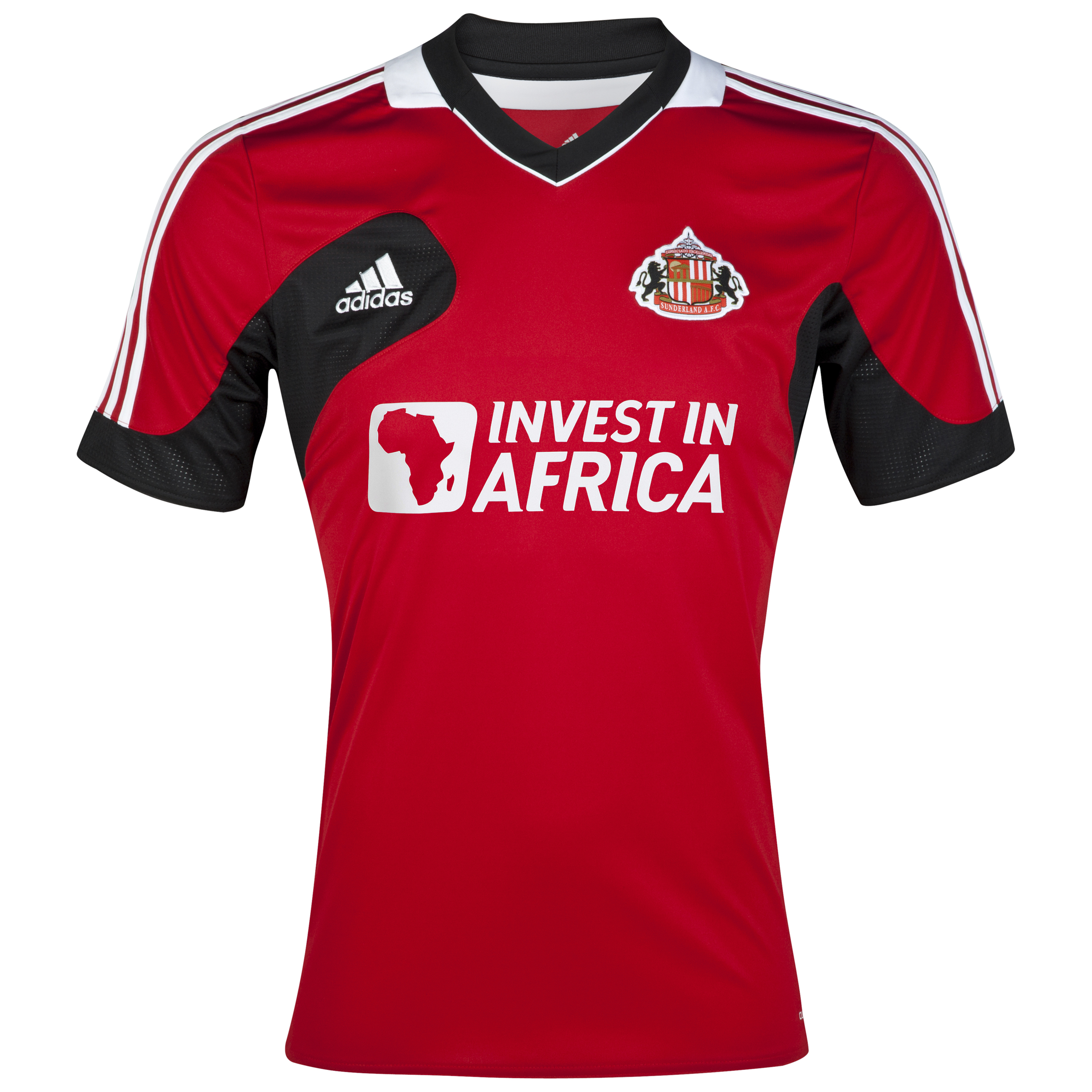 Sunderland Condivo Training T-Shirt - University Red/Black/White