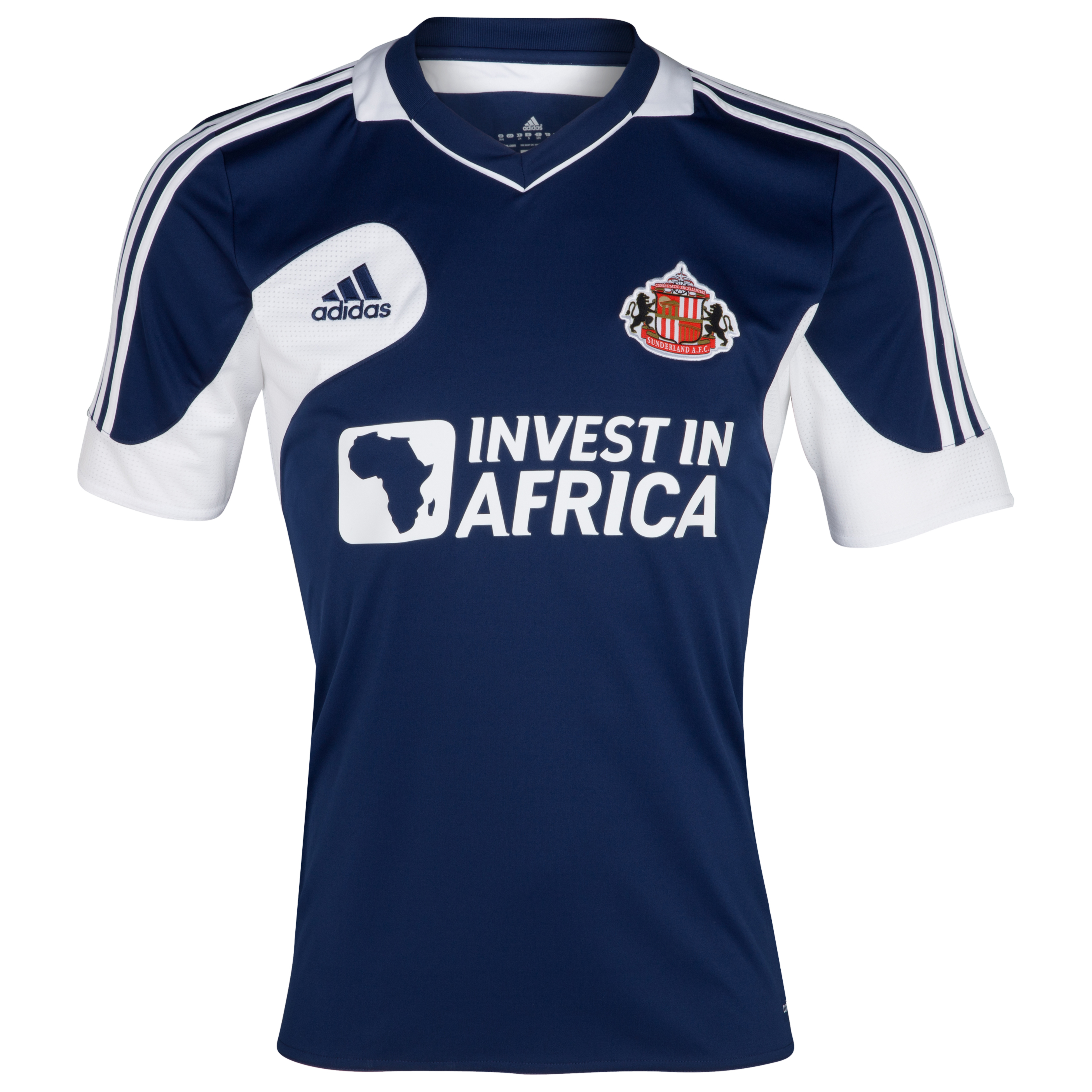 Sunderland Condivo Training T-Shirt - New Navy/White