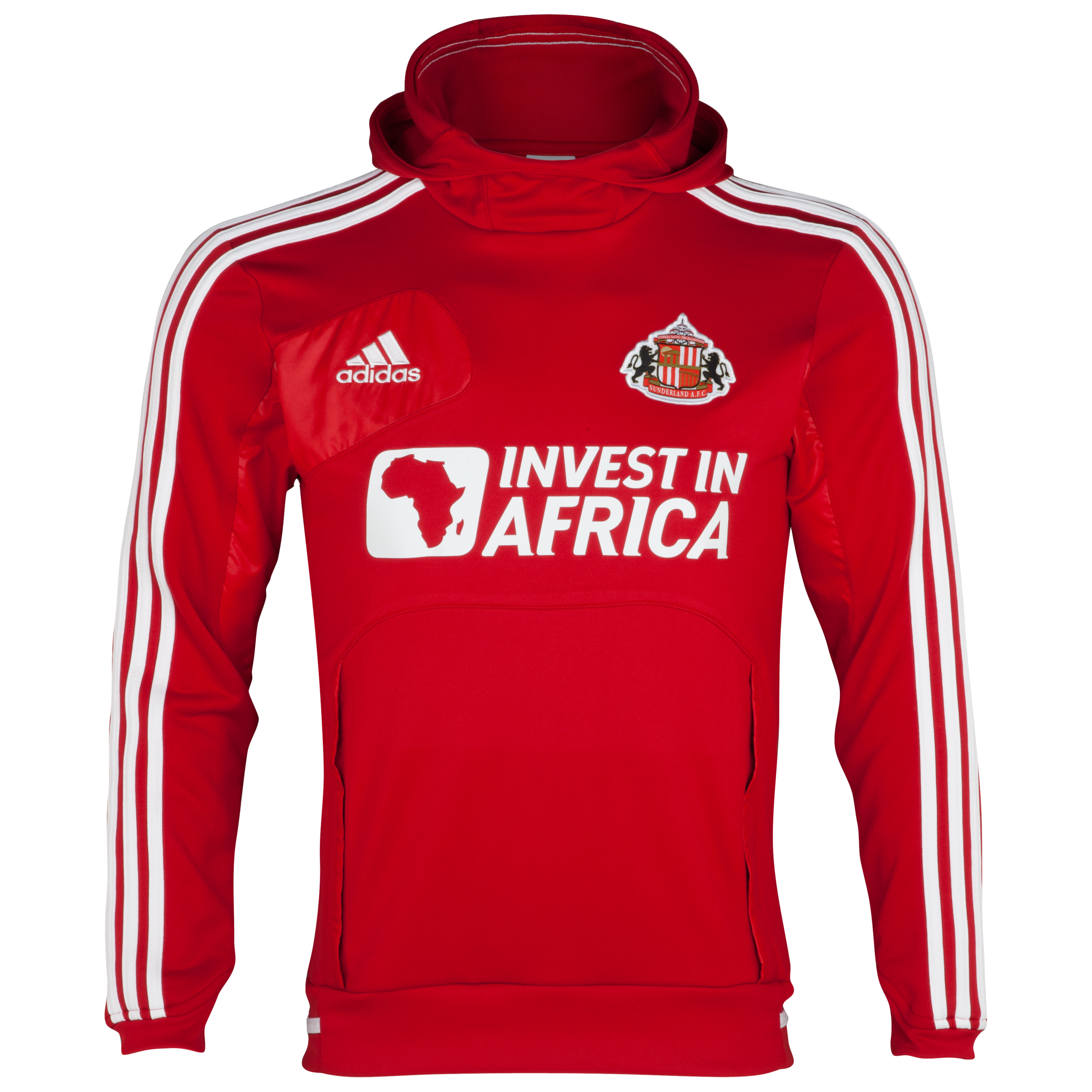 Sunderland Condivo Hoodie - University Red/Black/White