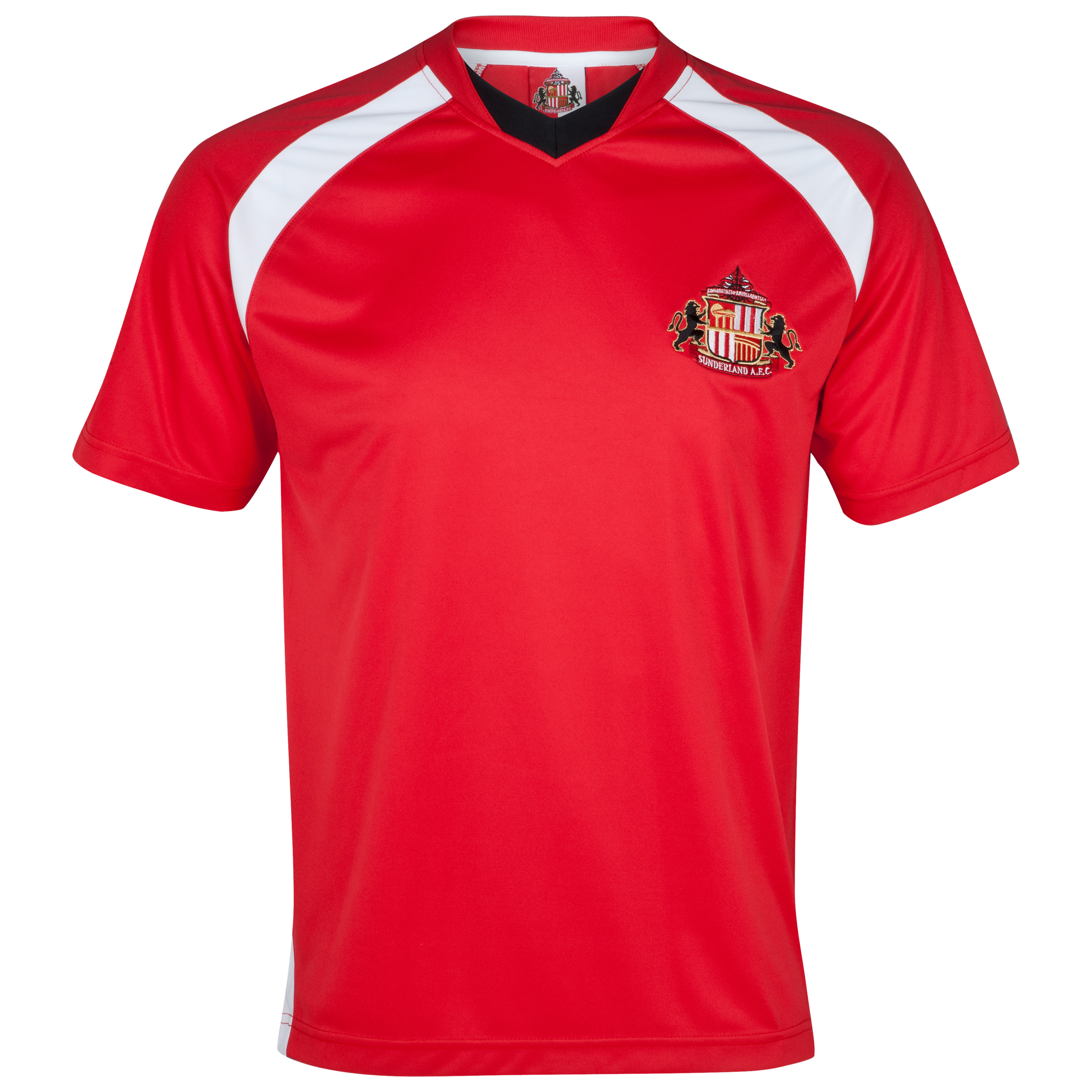Sunderland Essential Courage V-Neck Panel T-Shirt - Red - Older Boys