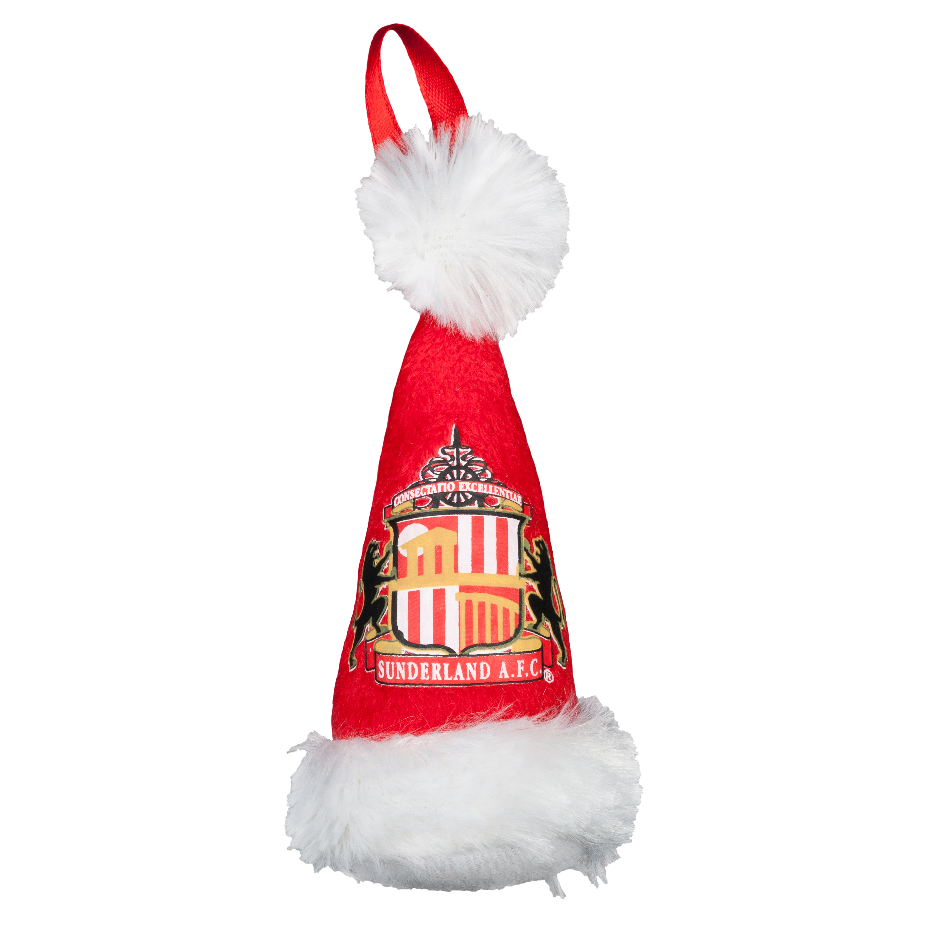 Sunderland Plush Santa Hat Ornament