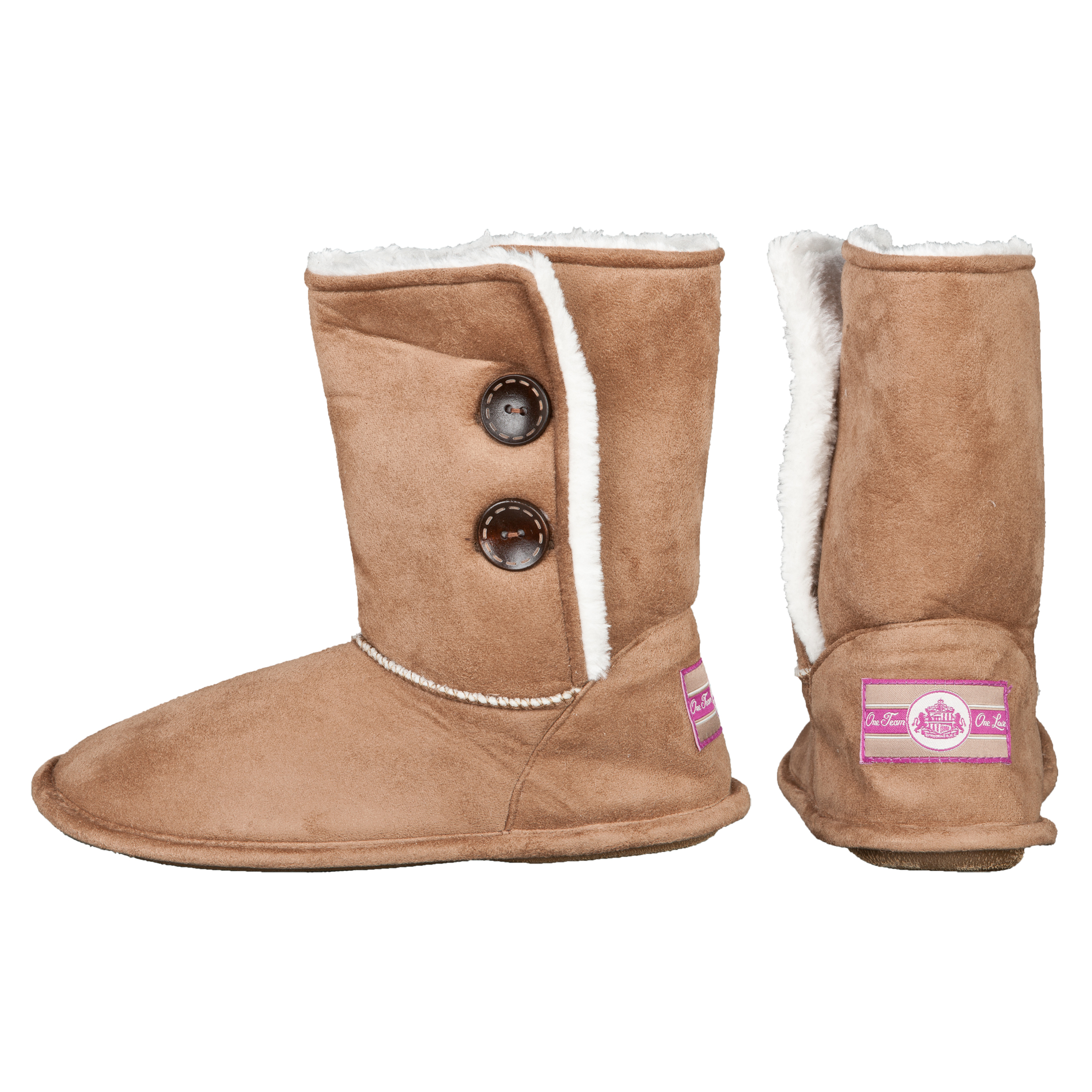 Sunderland Bella Boot Slipper - Tan - Girls