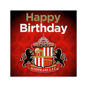 Sunderland Crest Birthday Card