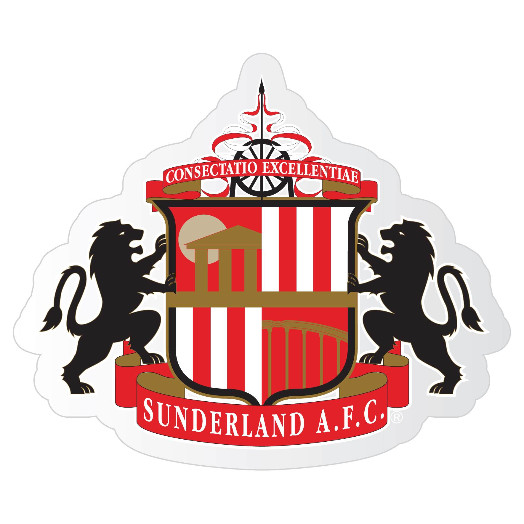 Sunderland Small Crest Car Sticker