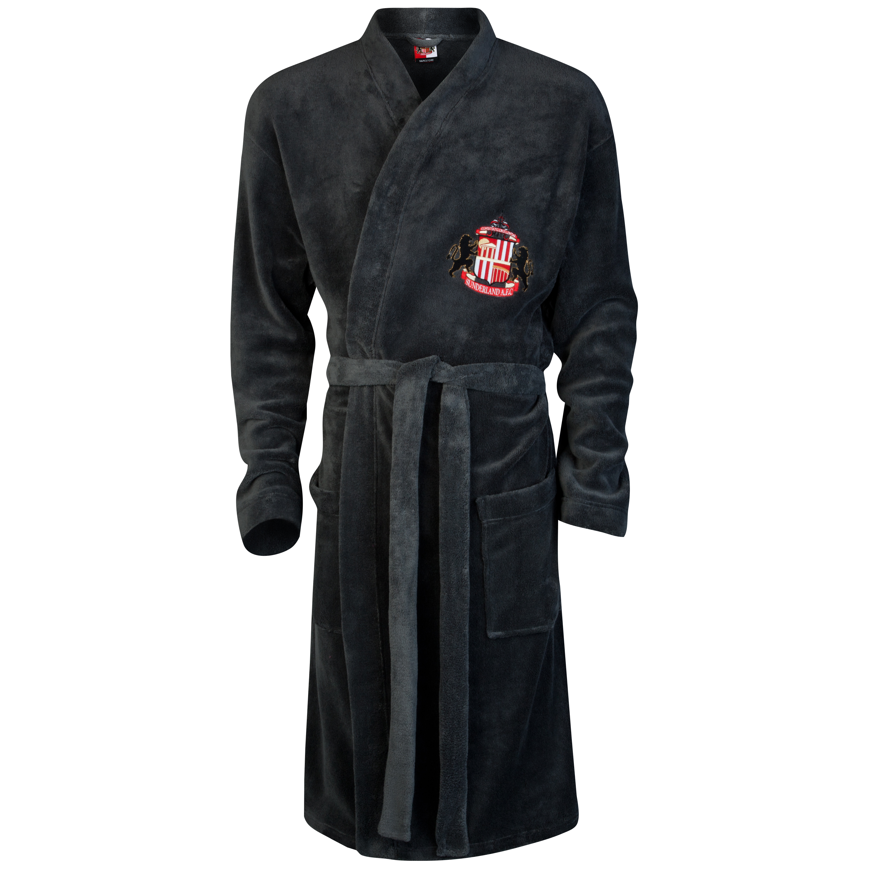 Sunderland Supersoft Robe-Charcoal