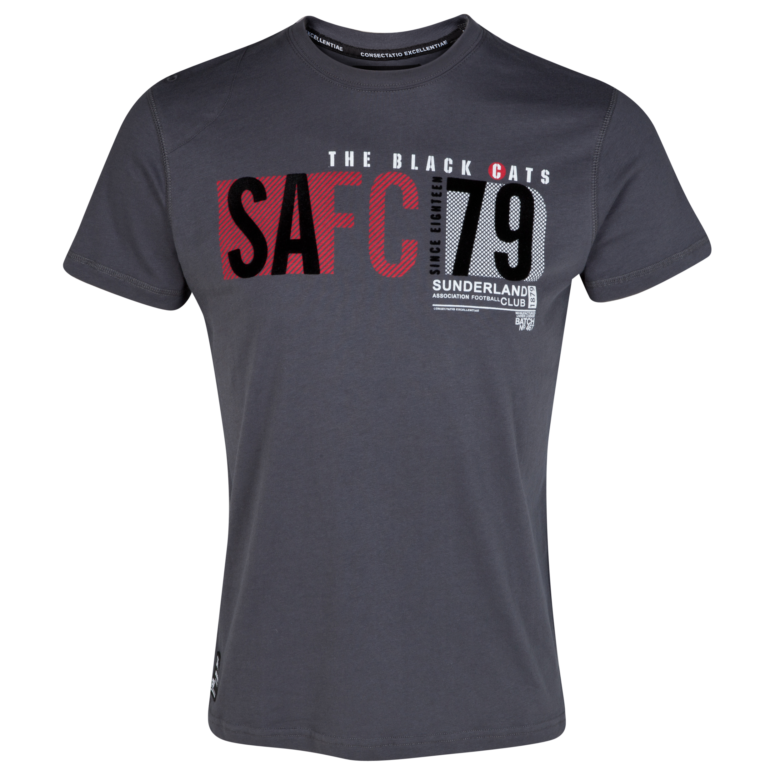 Sunderland Lexicon T-Shirt - Charcoal