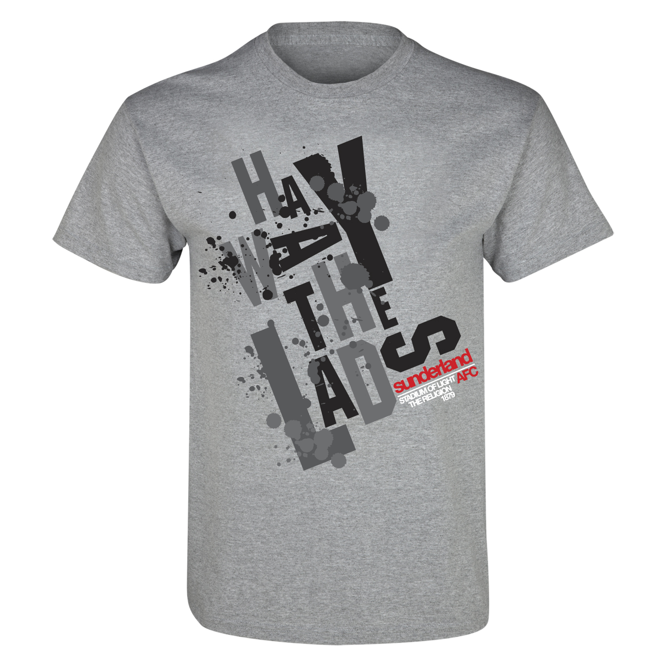 Sunderland 2for£20 Lads T-Shirt - Grey Marl