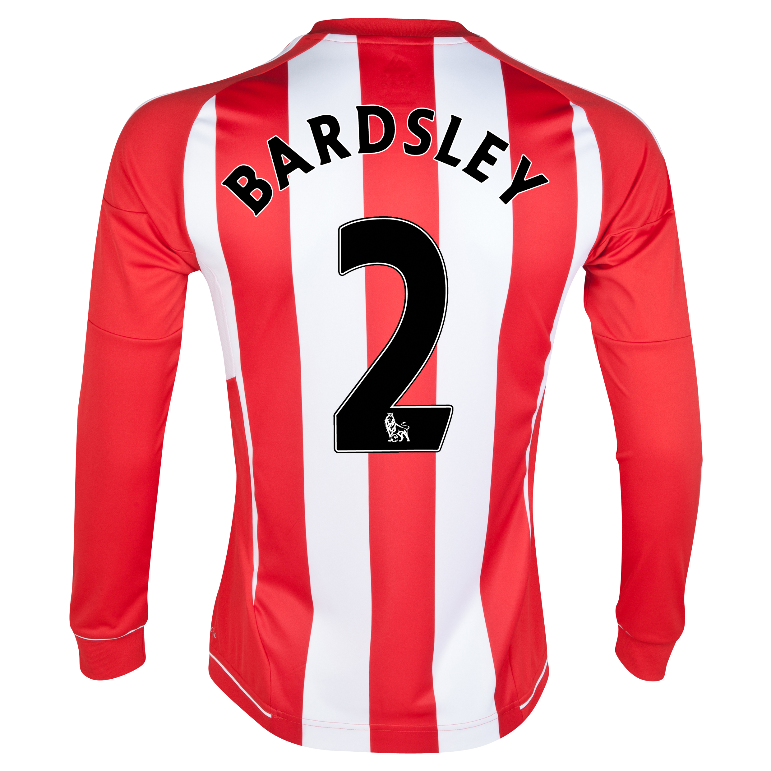 Sunderland Home Shirt 2012/13 - Long Sleeved with Bardsley 2 printing