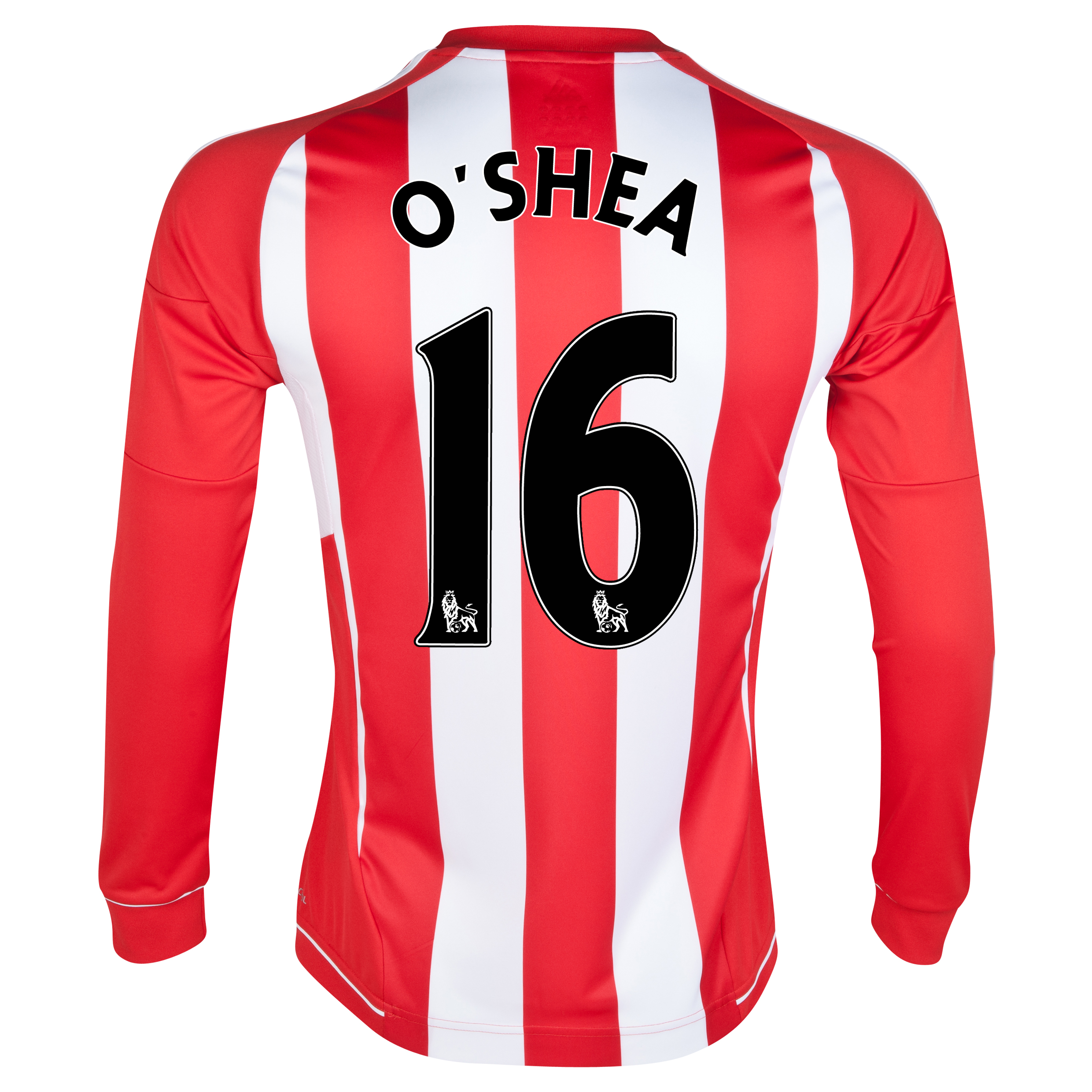 Sunderland Home Shirt 2012/13 - Long Sleeved with O'Shea 16 printing