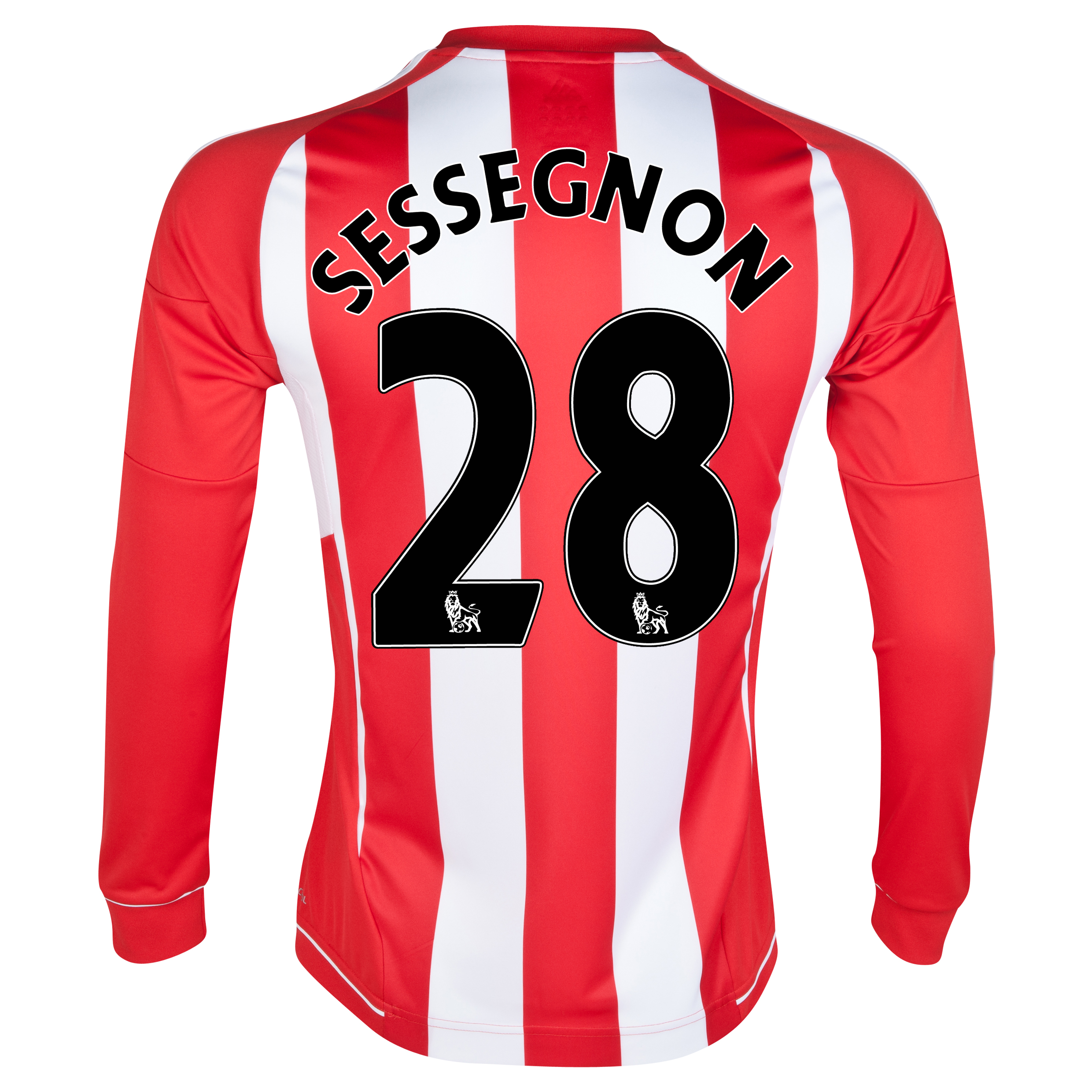 Sunderland Home Shirt 2012/13 - Long Sleeved with Sessegnon 28 printing