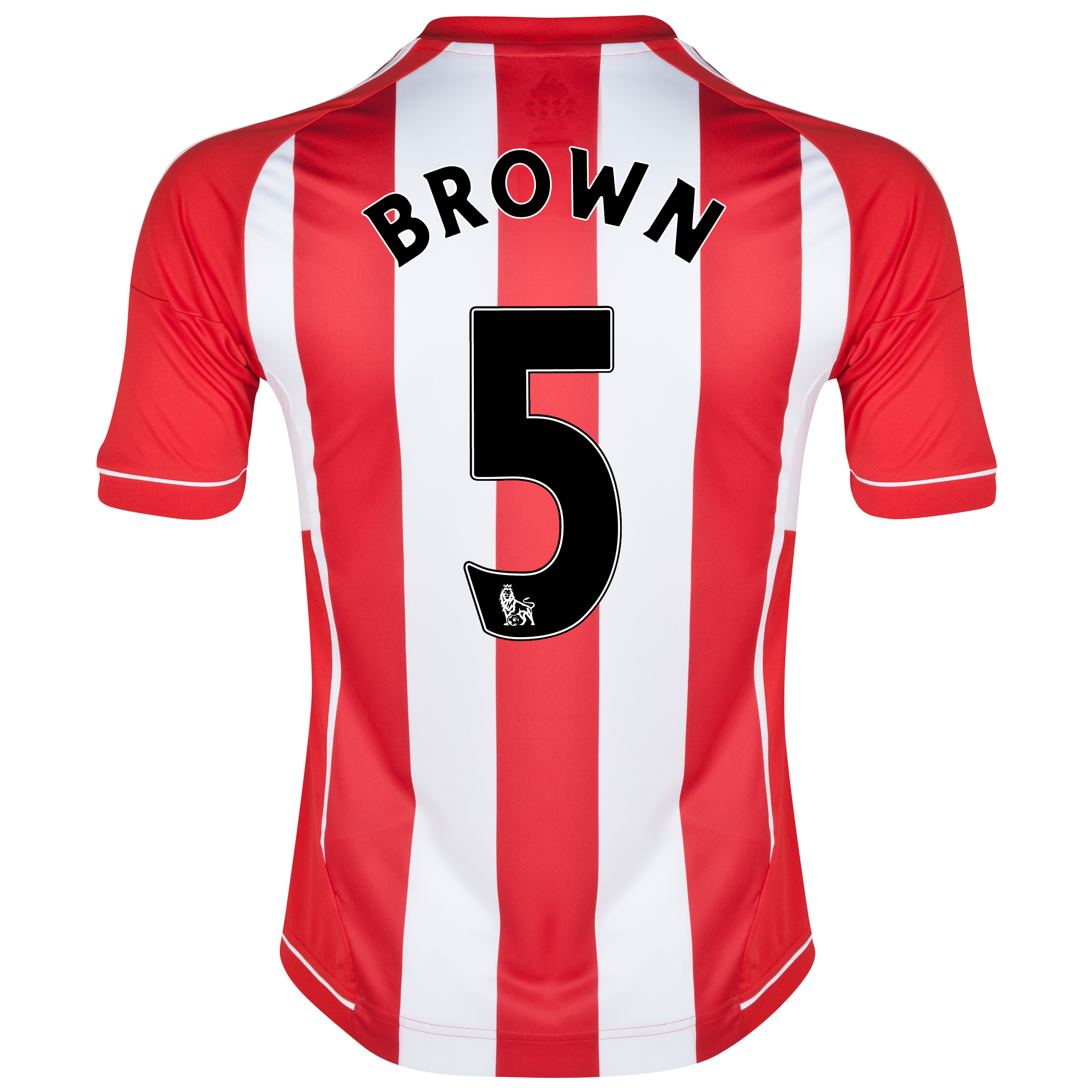 Sunderland Home Shirt 2012/13 - Junior with Brown 5 printing
