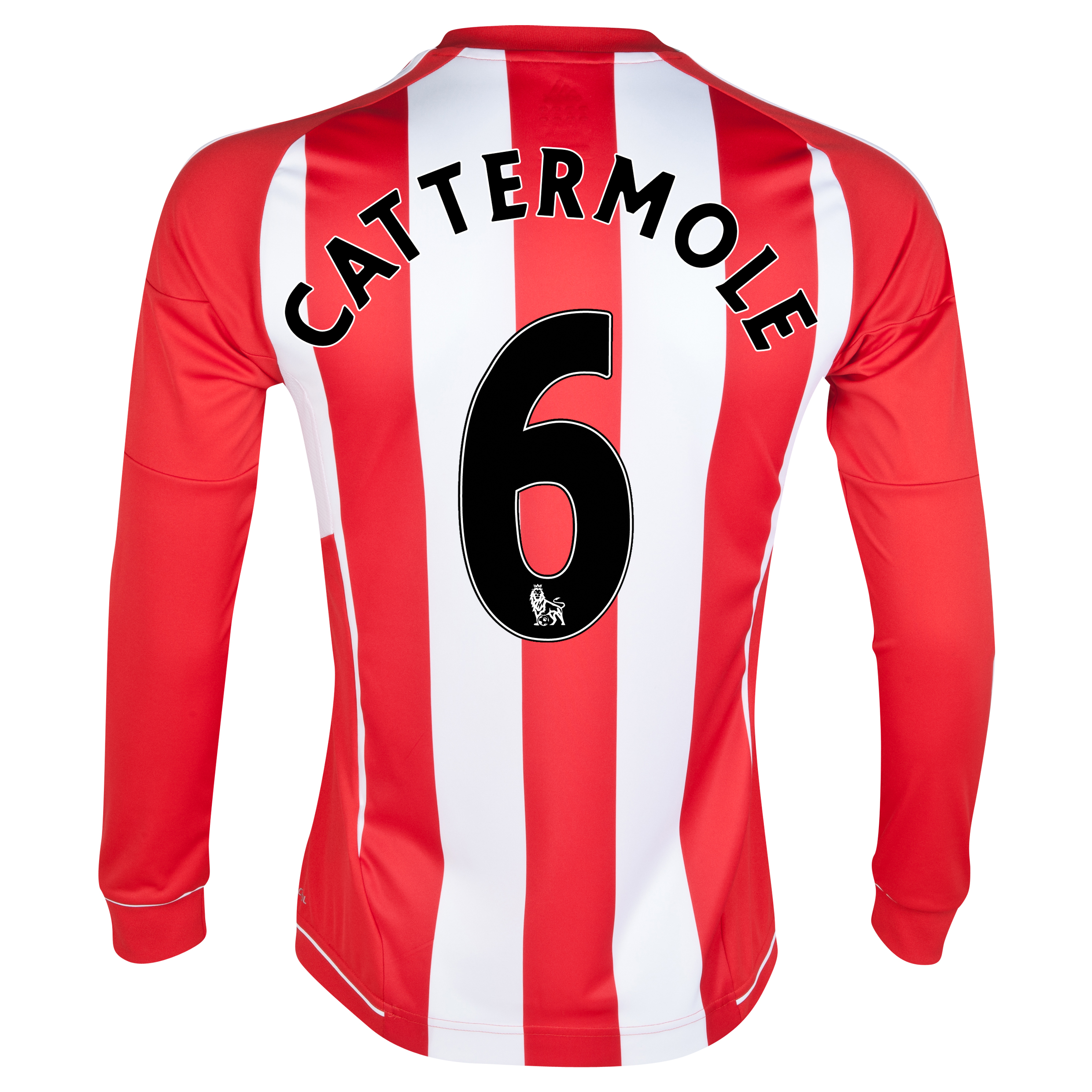 Sunderland Home Shirt 2012/13 - Long Sleeved - Junior with Cattermole 6 printing
