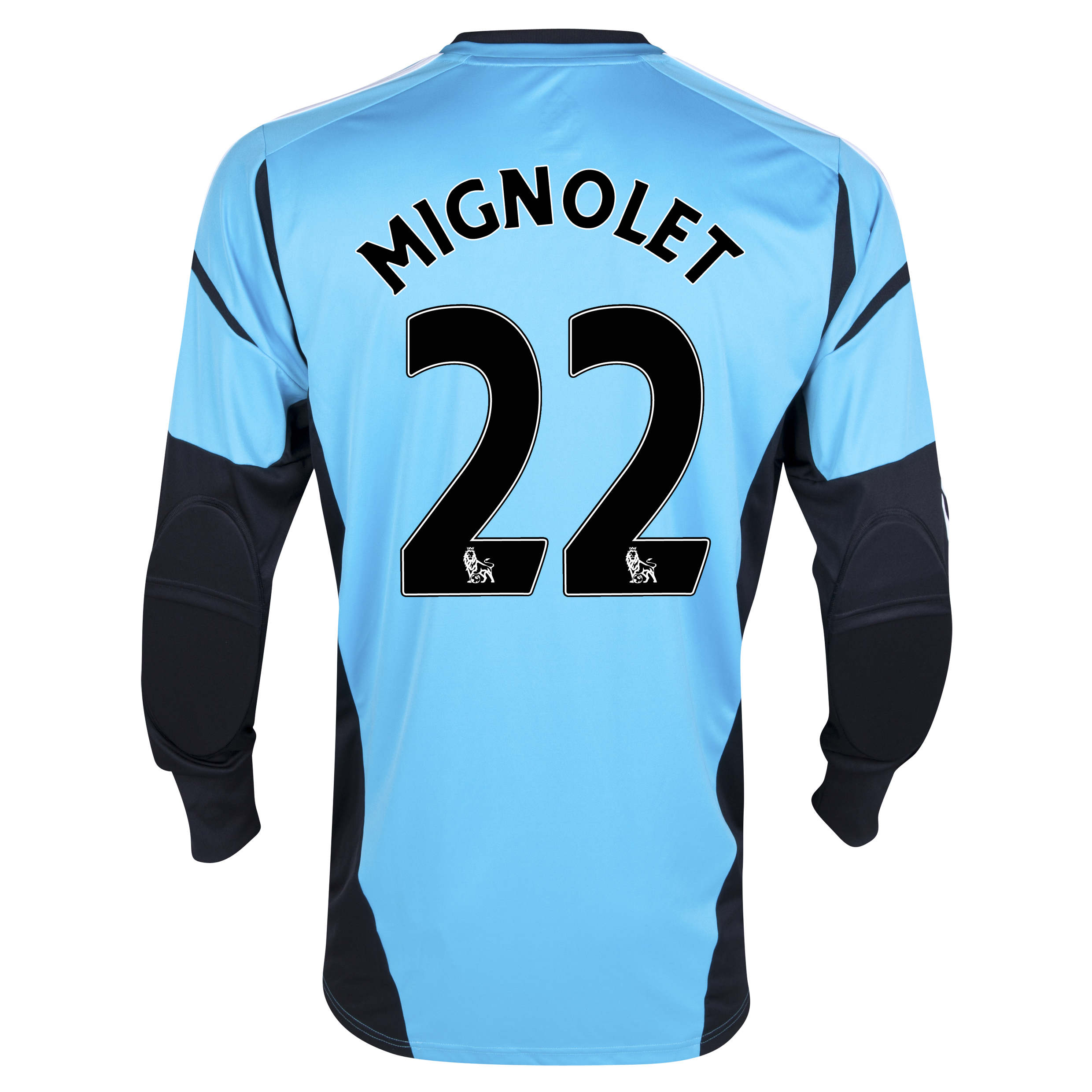 Sunderland Home GoalKeeper Shirt 2012/13 with Mignolet 22 printing