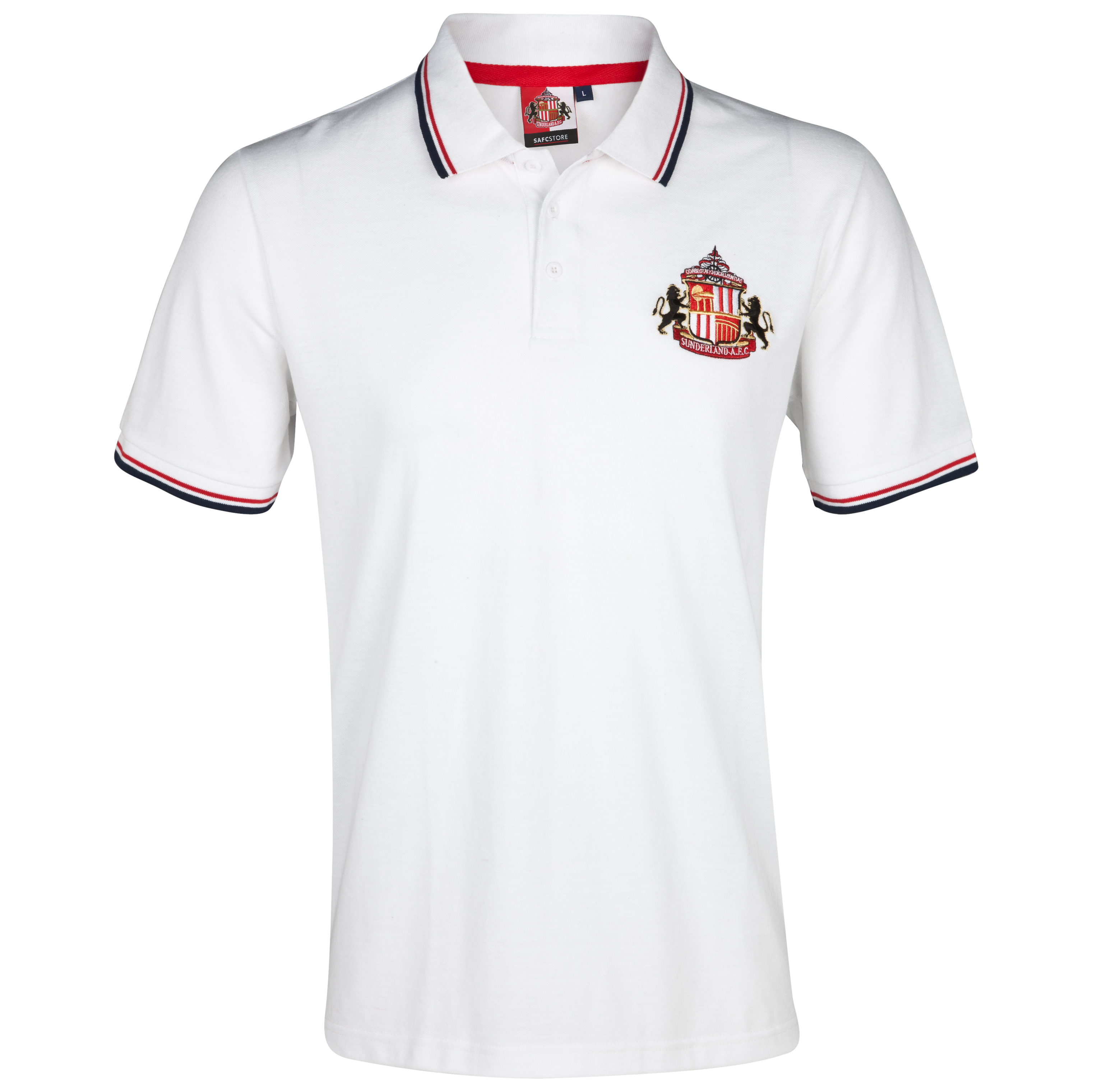 Sunderland Essential Hook Polo Top - White