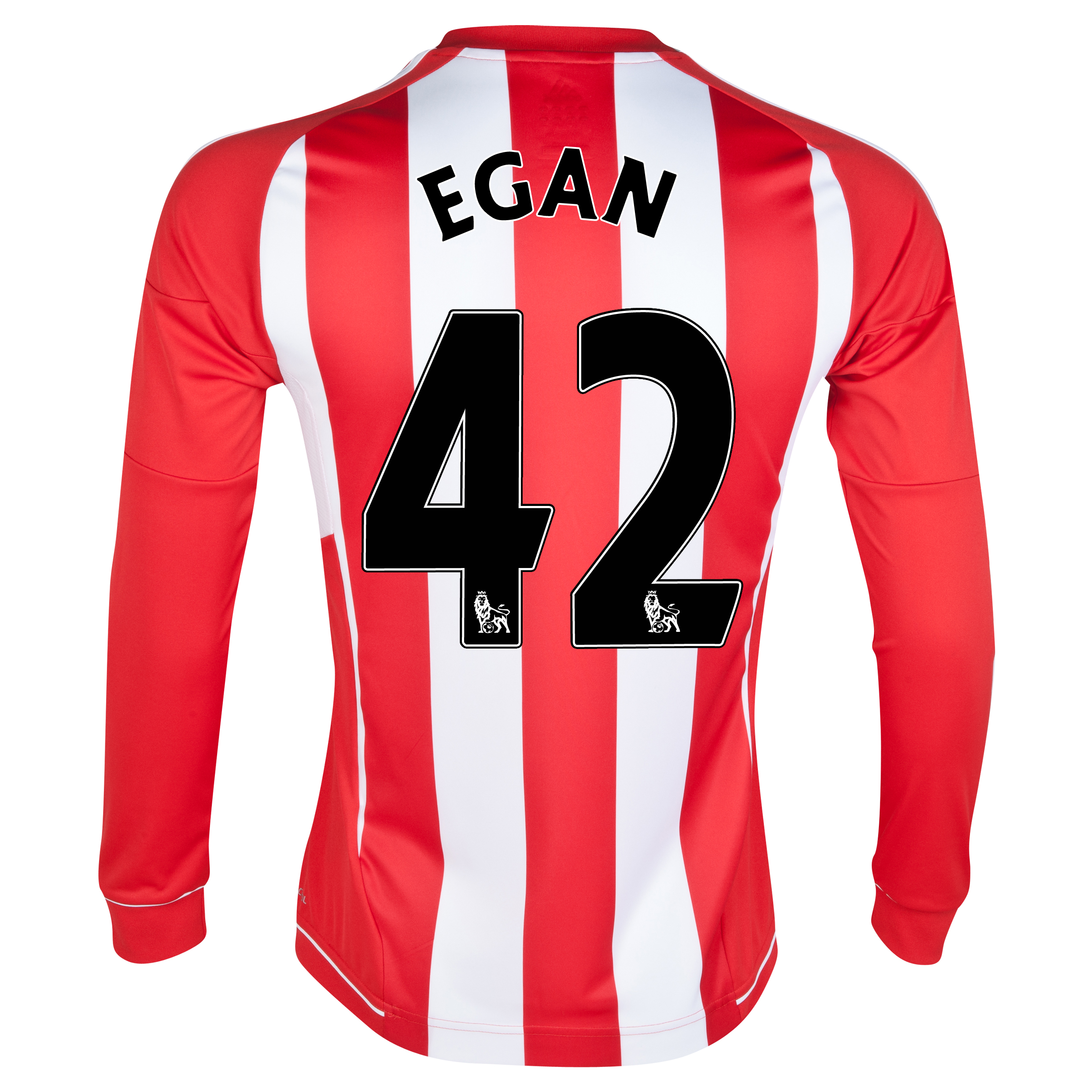 Sunderland Home Shirt 2012/13 - Long Sleeved with Egan 42 printing