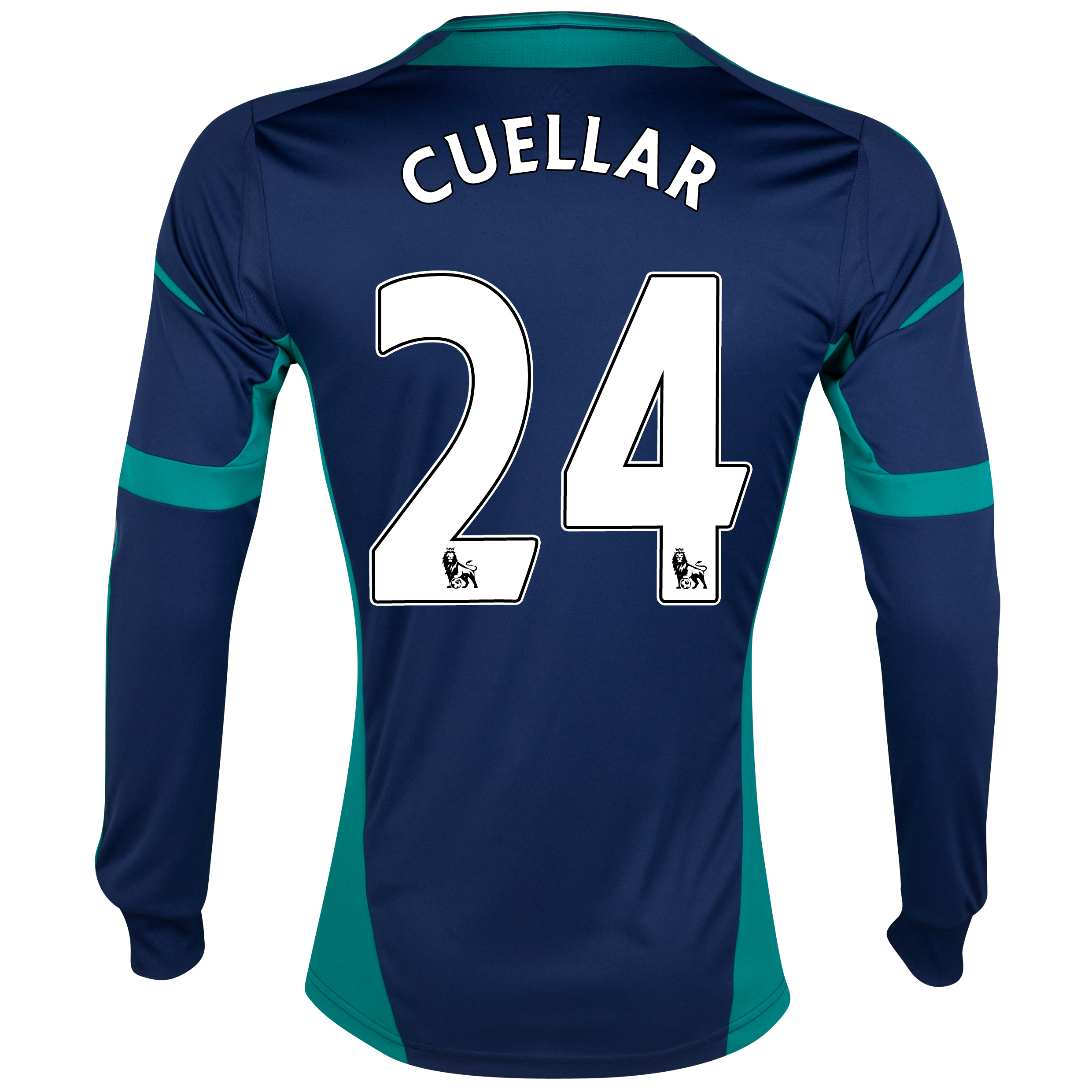 Sunderland Away Shirt 2012/13 - Long Sleeved with Cuellar 24 printing