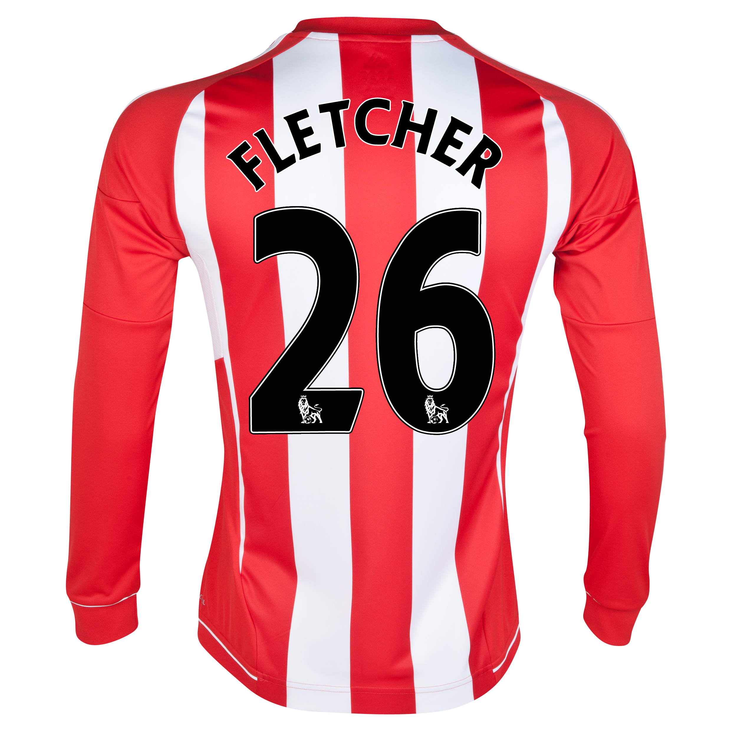 Sunderland Home Shirt 2012/13 - Long Sleeved with Fletcher 26 printing