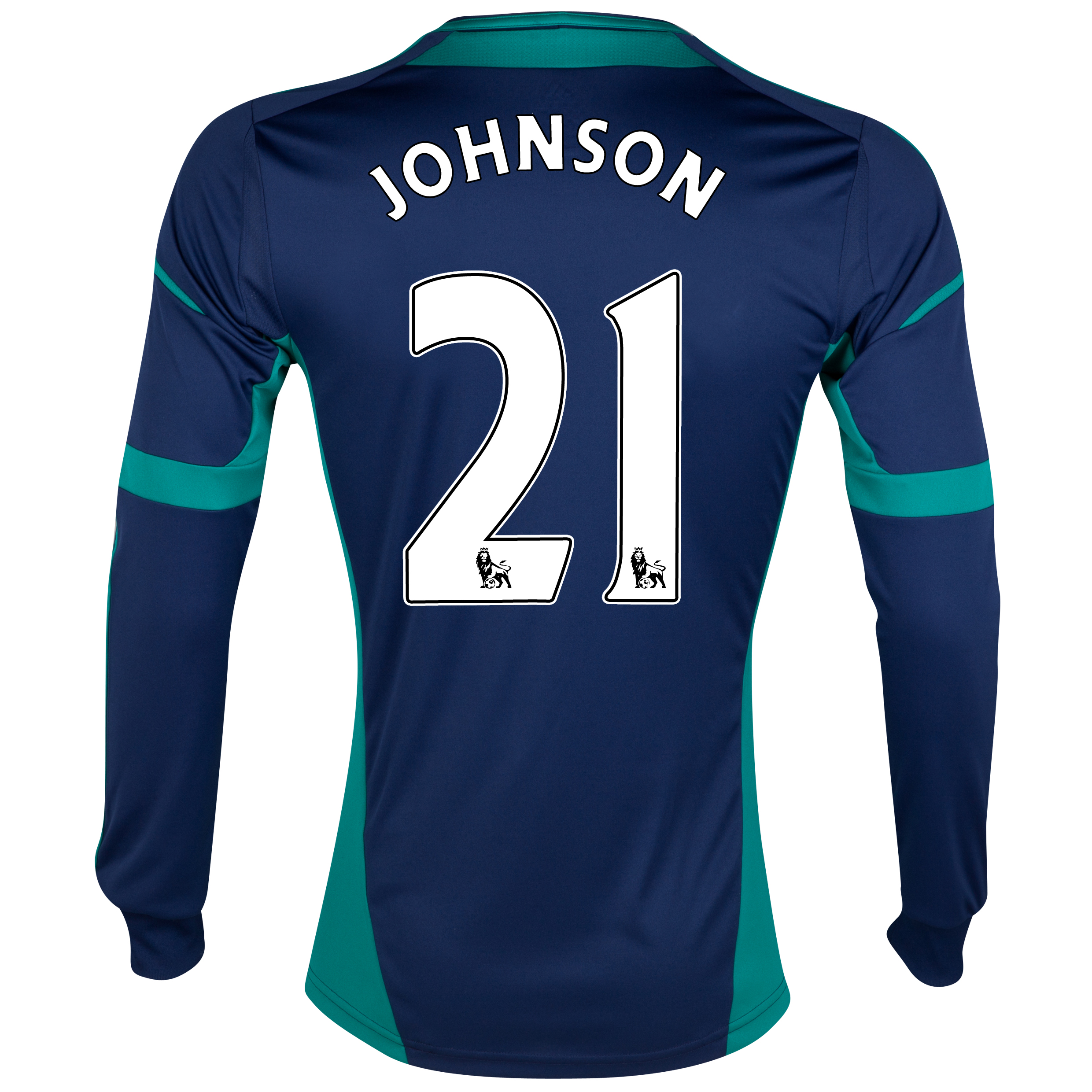 Sunderland Away Shirt 2012/13 - Long Sleeved - Junior with Johnson 21 printing
