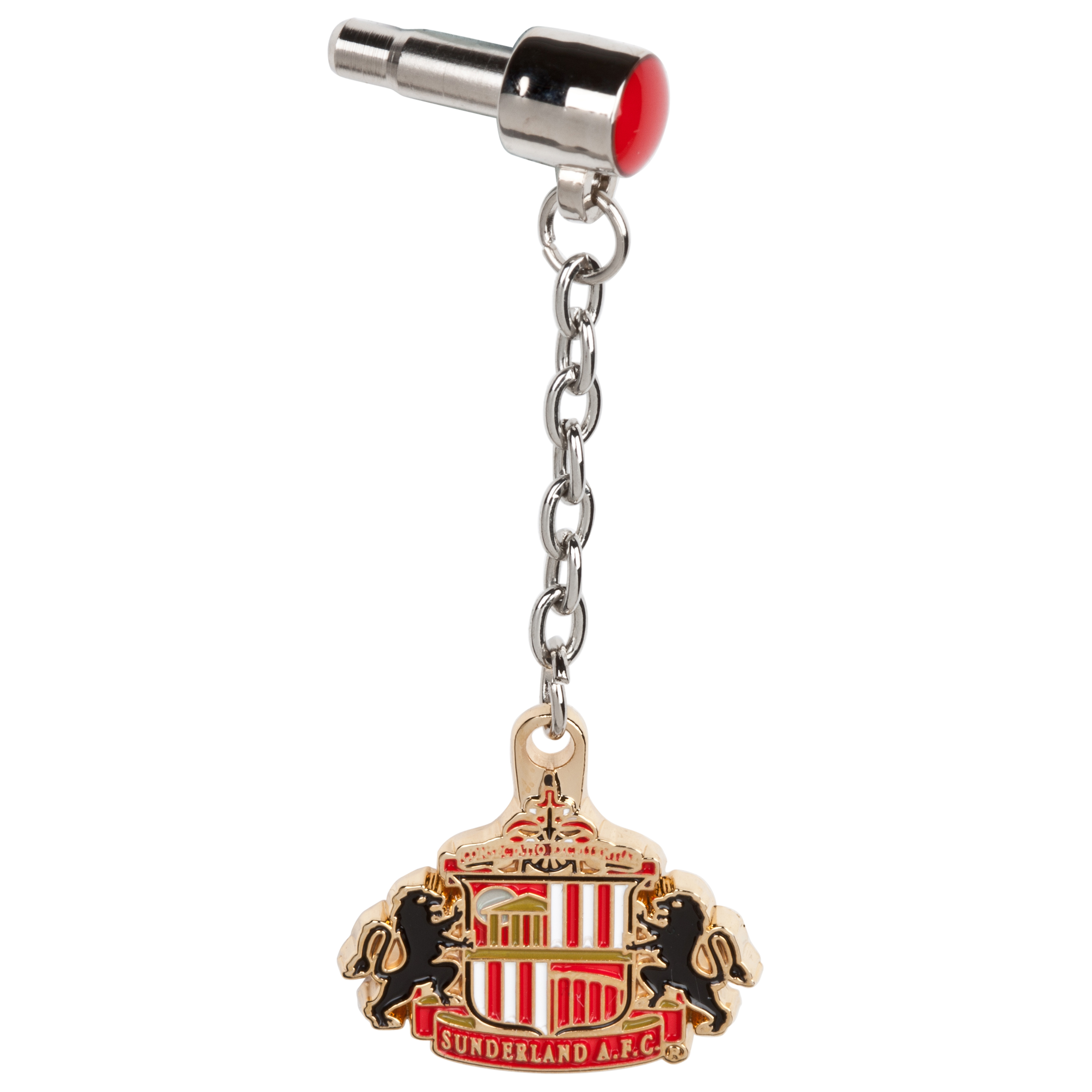 Sunderland Crest Plug In Phone Charm