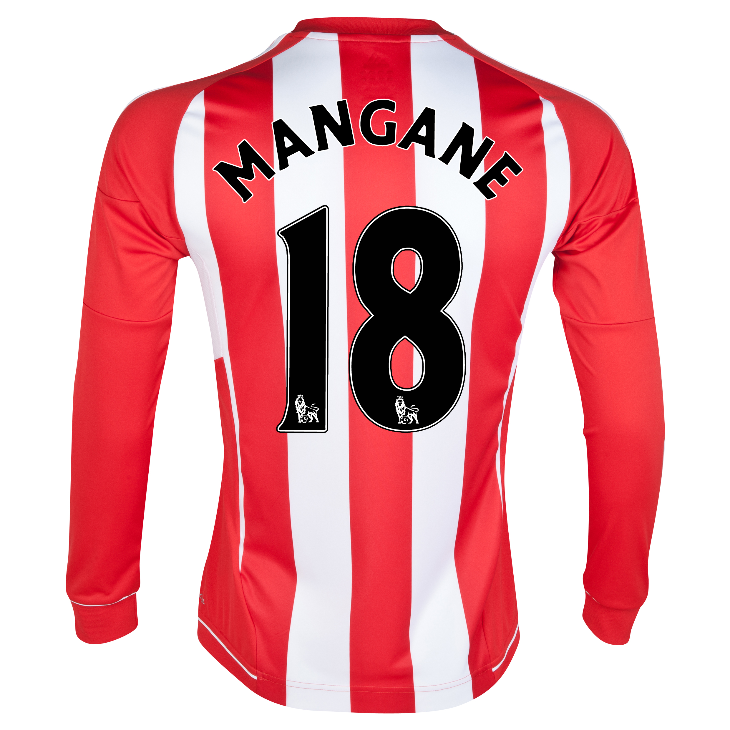Sunderland Home Shirt 2012/13 - Long Sleeved - Junior with Mangane 18 printing