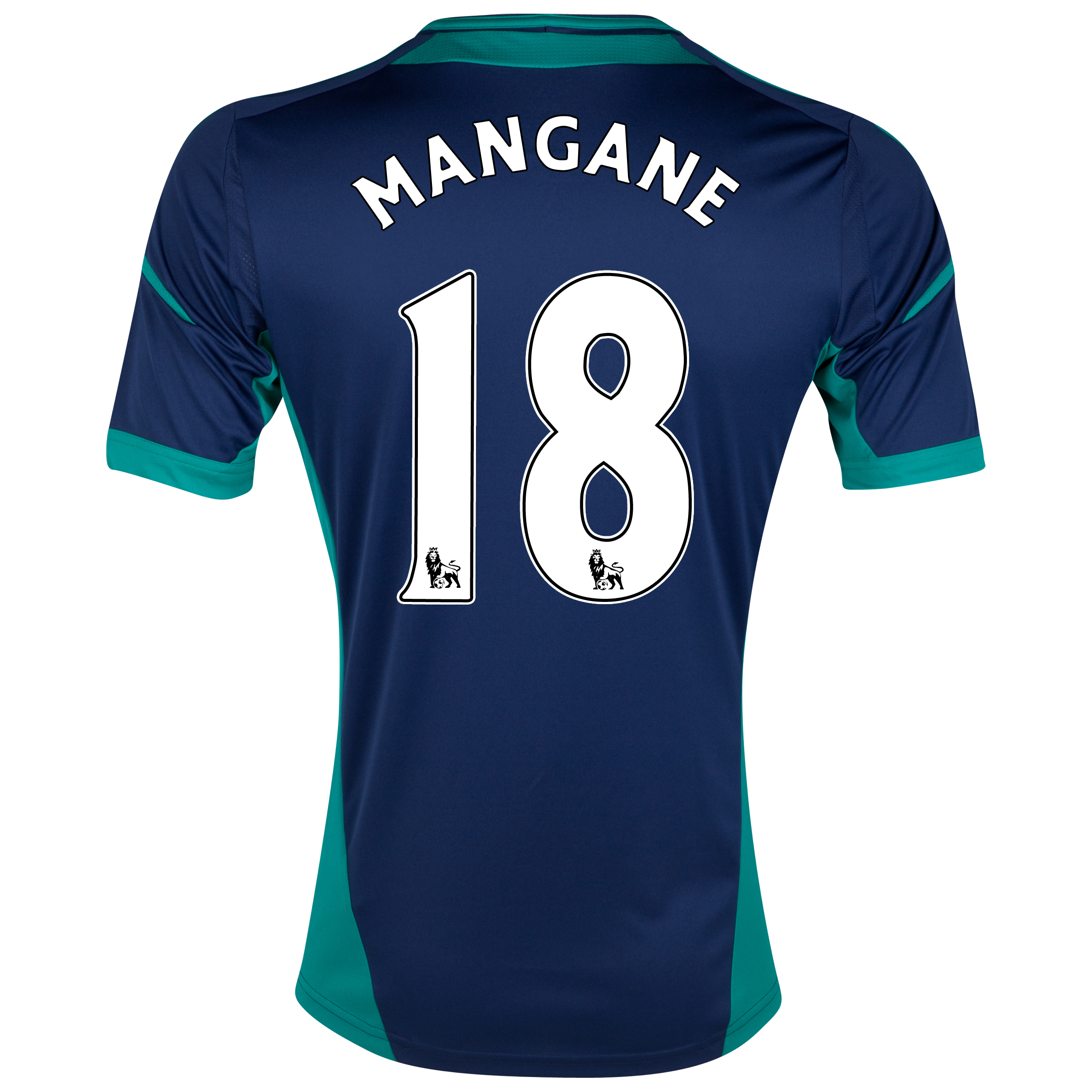 Sunderland Away Shirt 2012/13 with Mangane 18 printing
