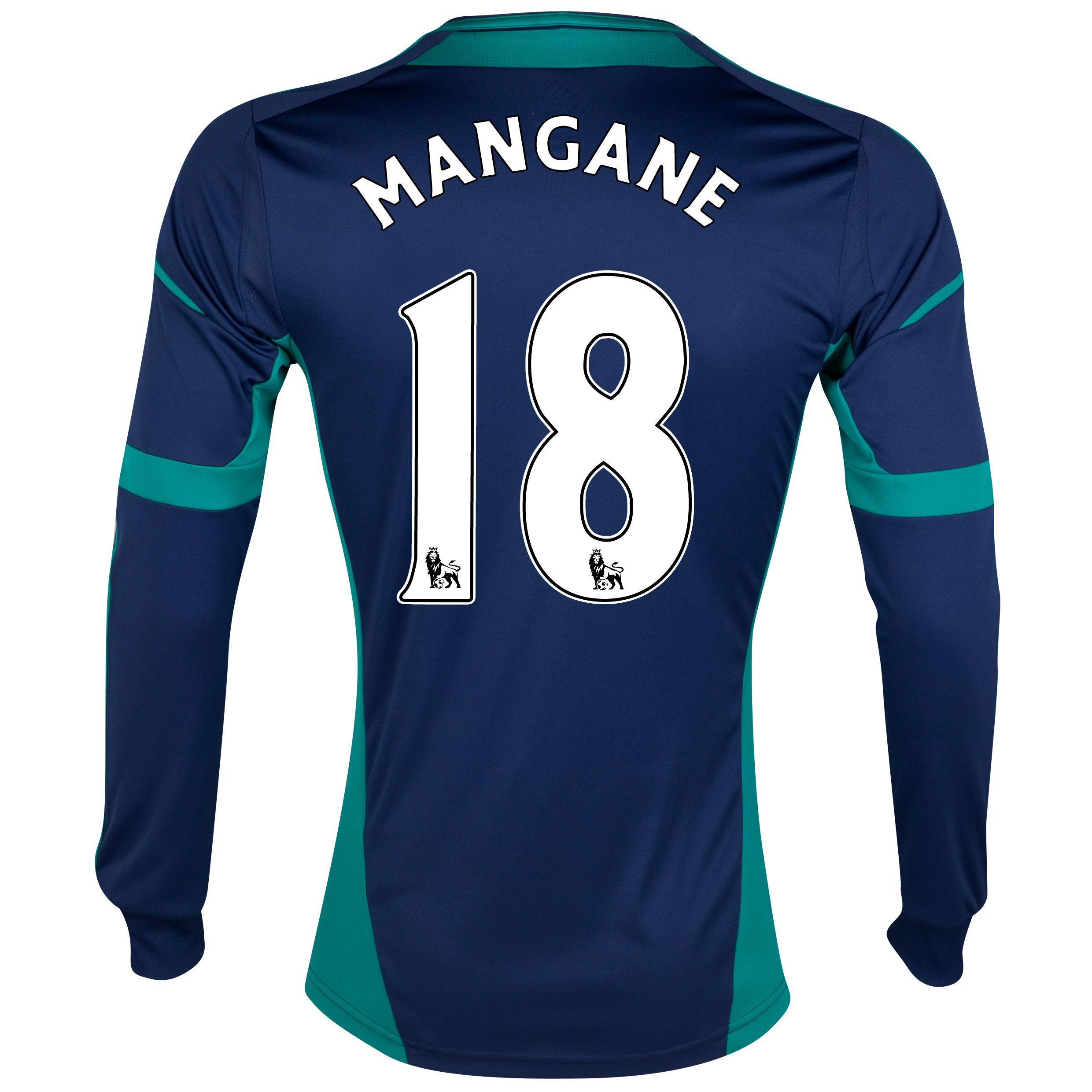 Sunderland Away Shirt 2012/13 - Long Sleeved - Junior with Mangane 18 printing