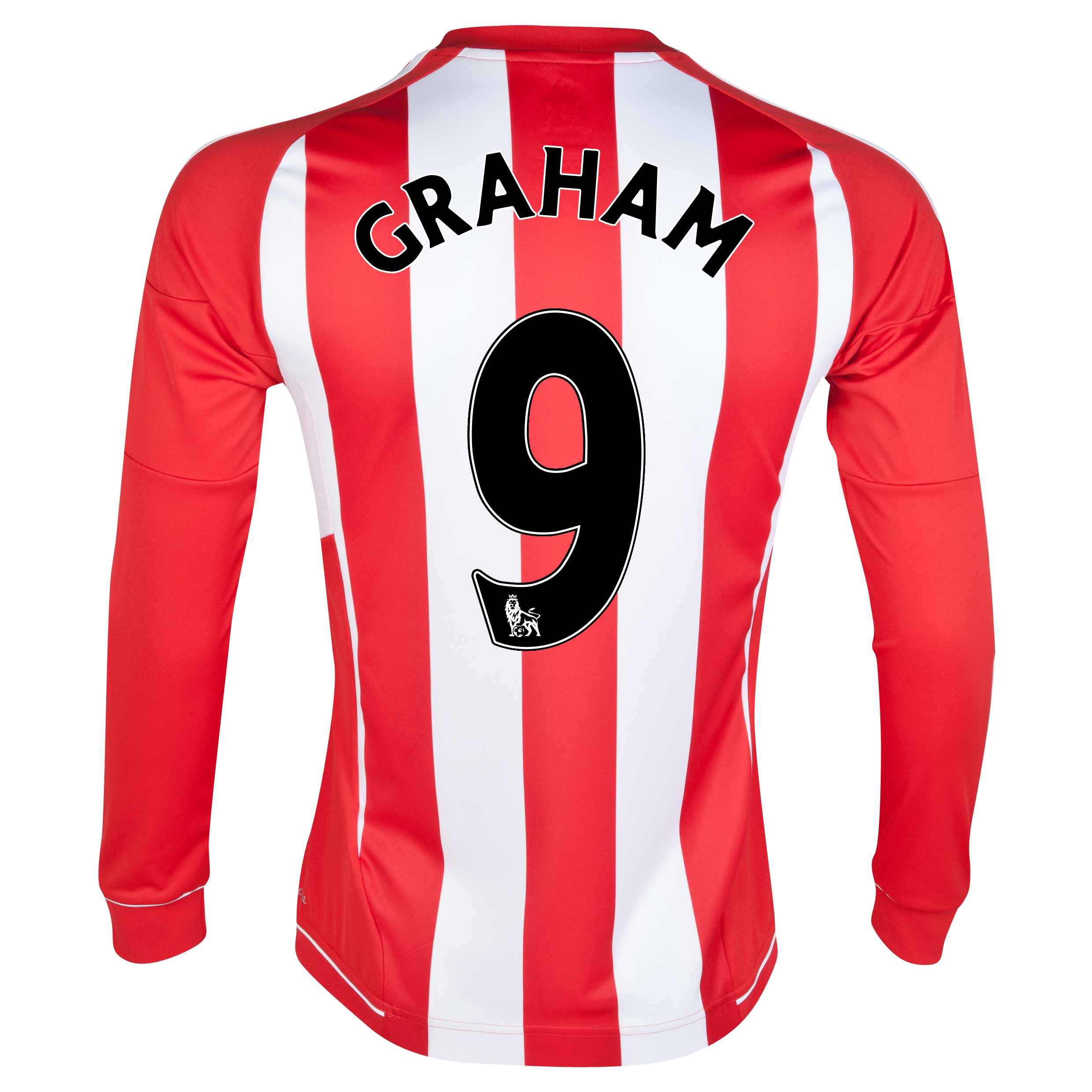 Sunderland Home Shirt 2012/13 - Long Sleeved with Graham 9 printing