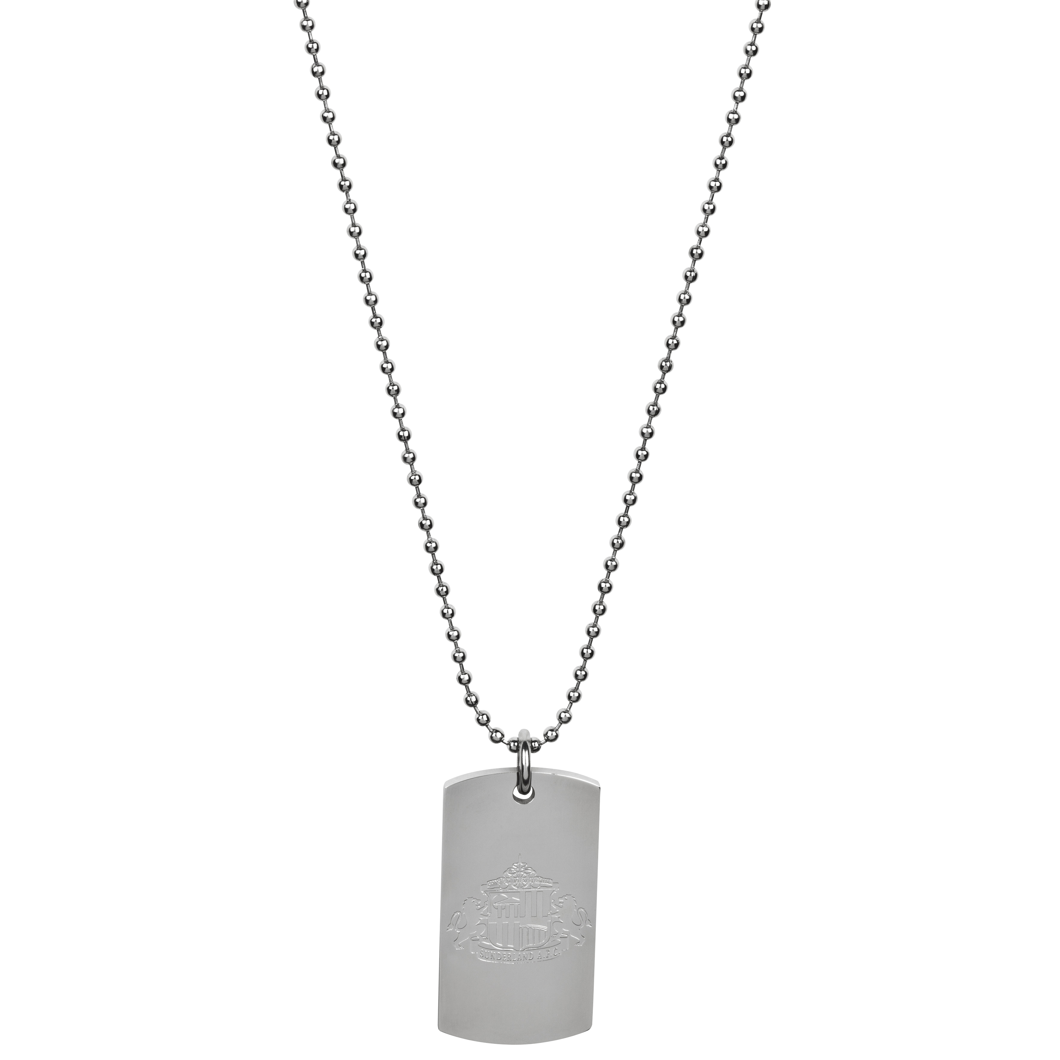 Sunderland Stainless Steel Crest Dog Tag