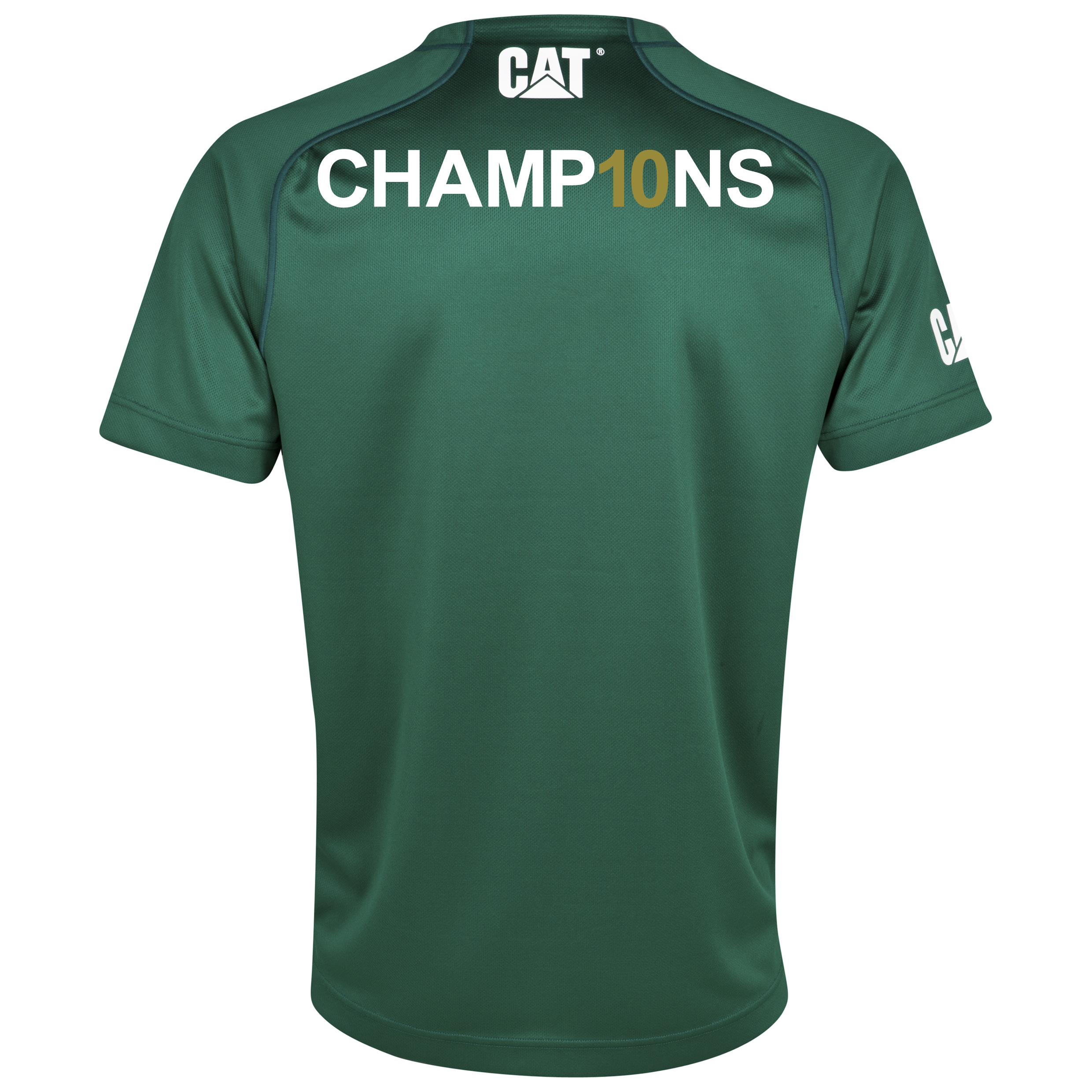 Leicester Tigers Home Pro Jersey 2013/14 with Champ10ns printing