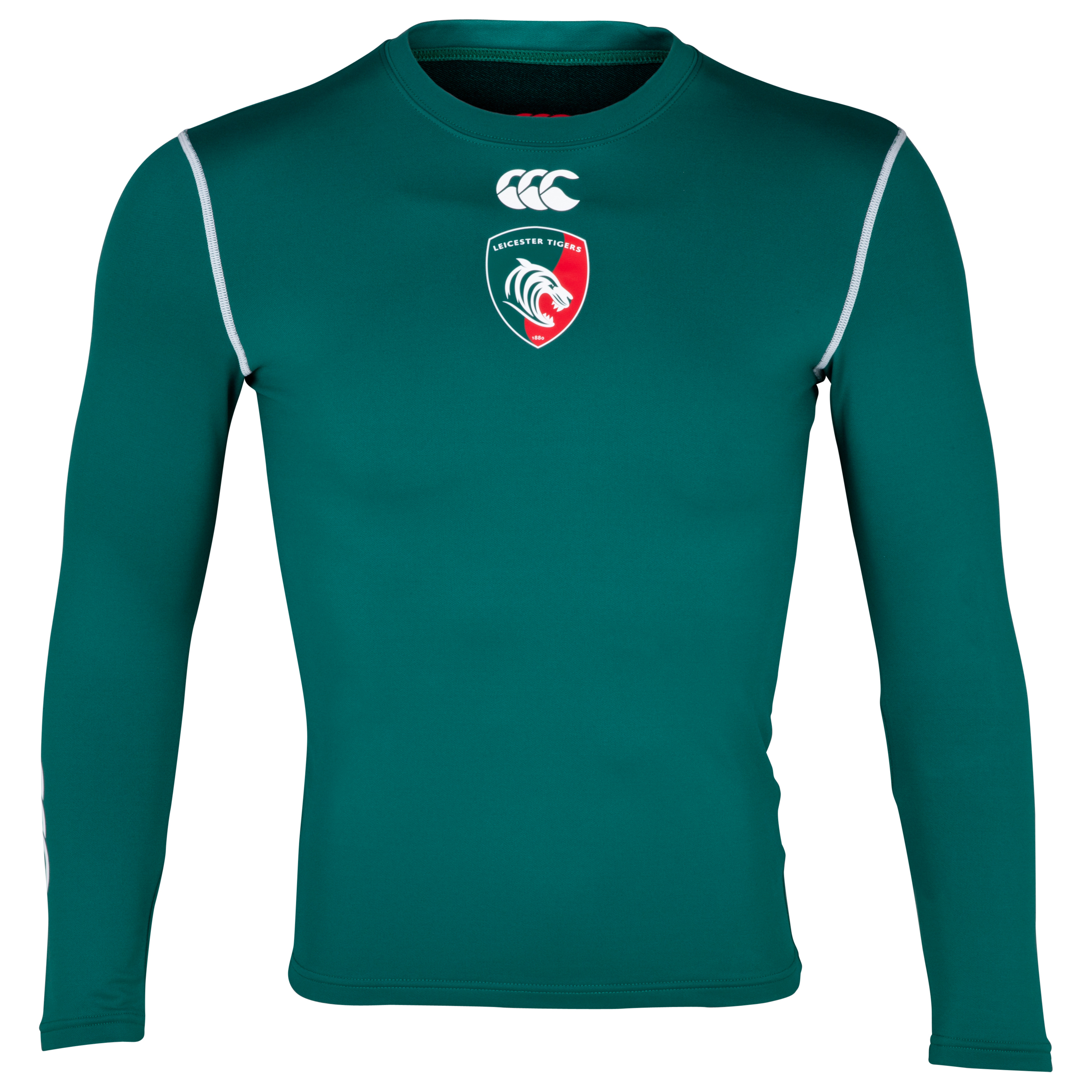 Leicester Tigers Home Cold Baselayer 2013/14 - Long Sleeved Dk Green