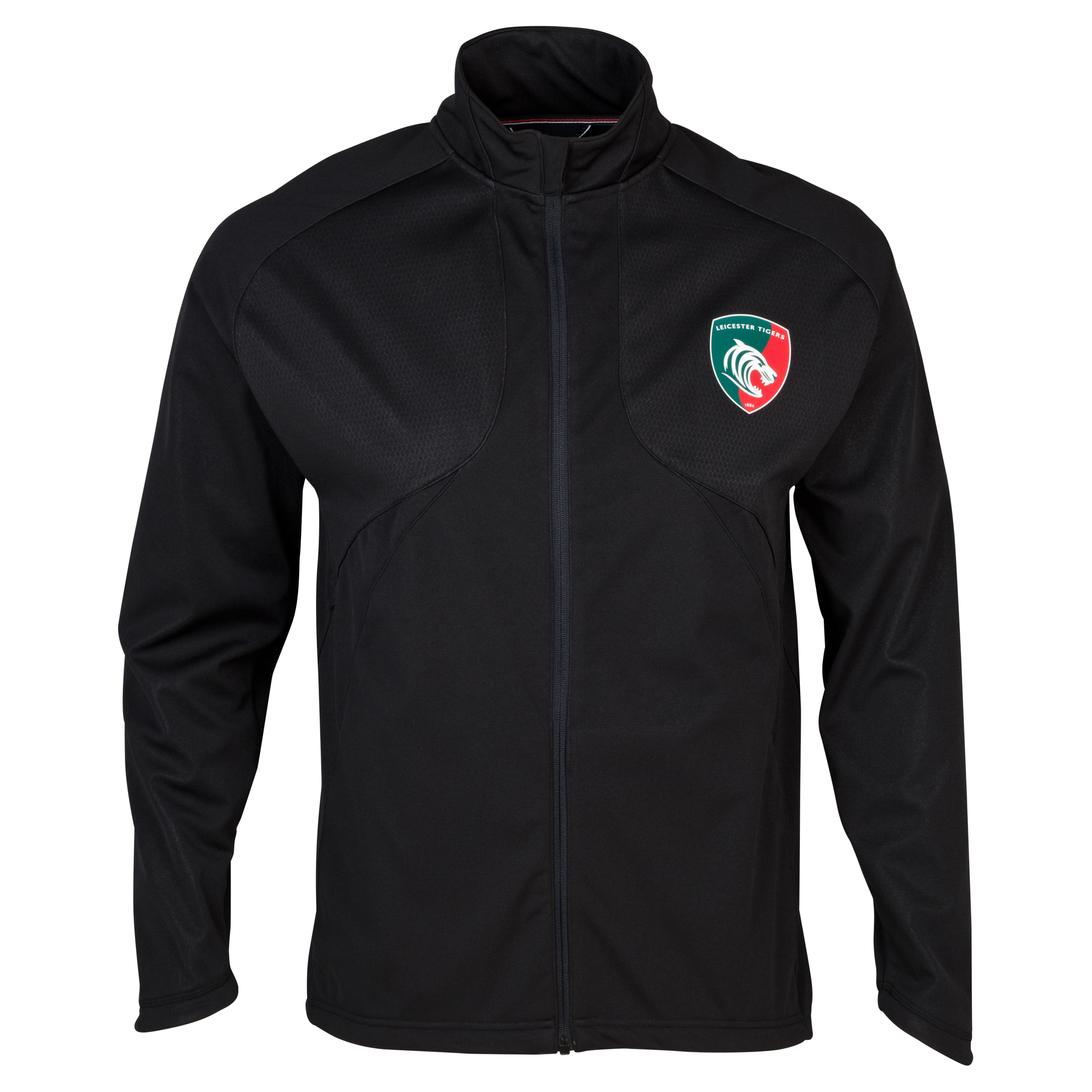 Leicester Tigers Mercury Pro Soft Shell Training Jacket Grey