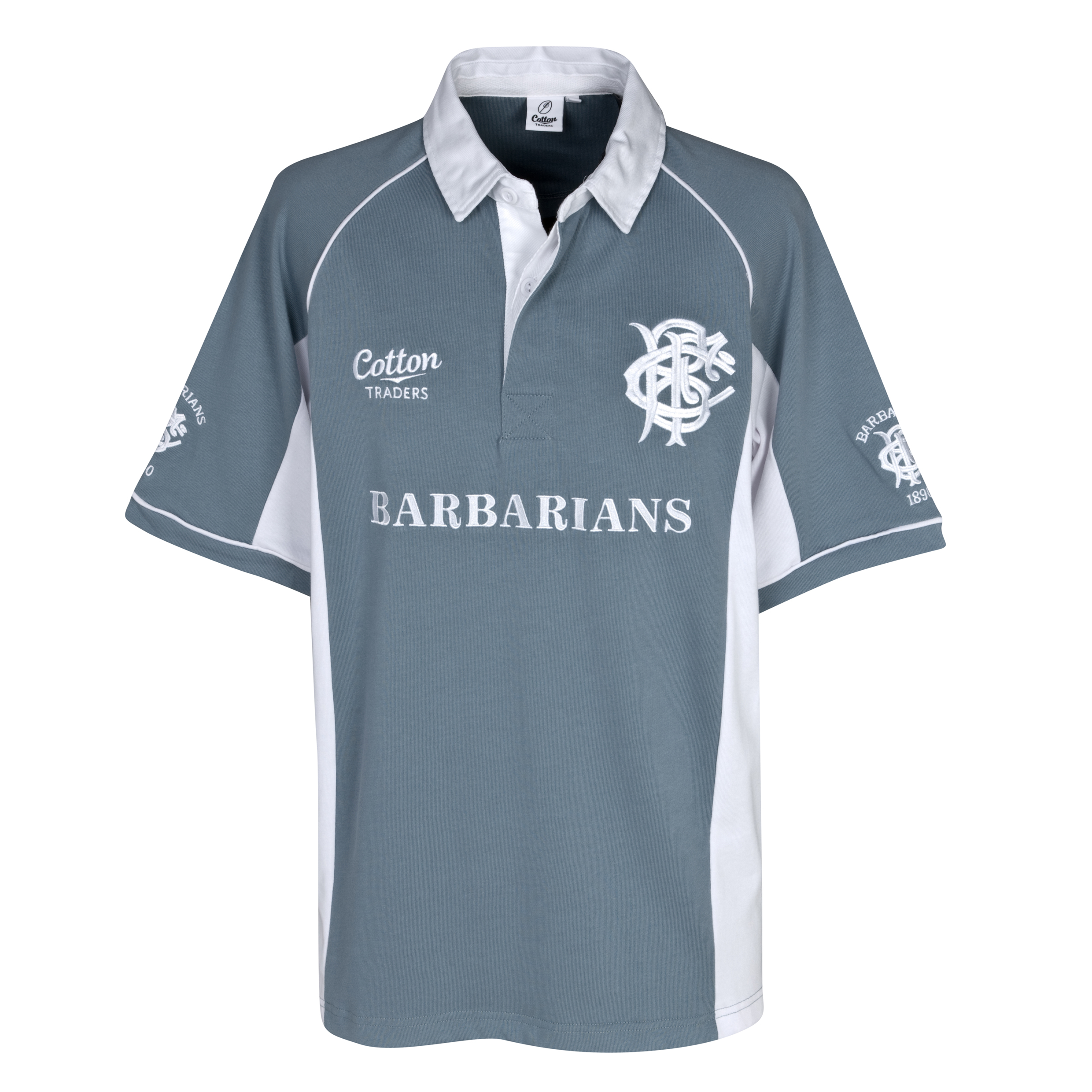 Barbarians Platinum Training Jersey Short Sleeved - Platinum