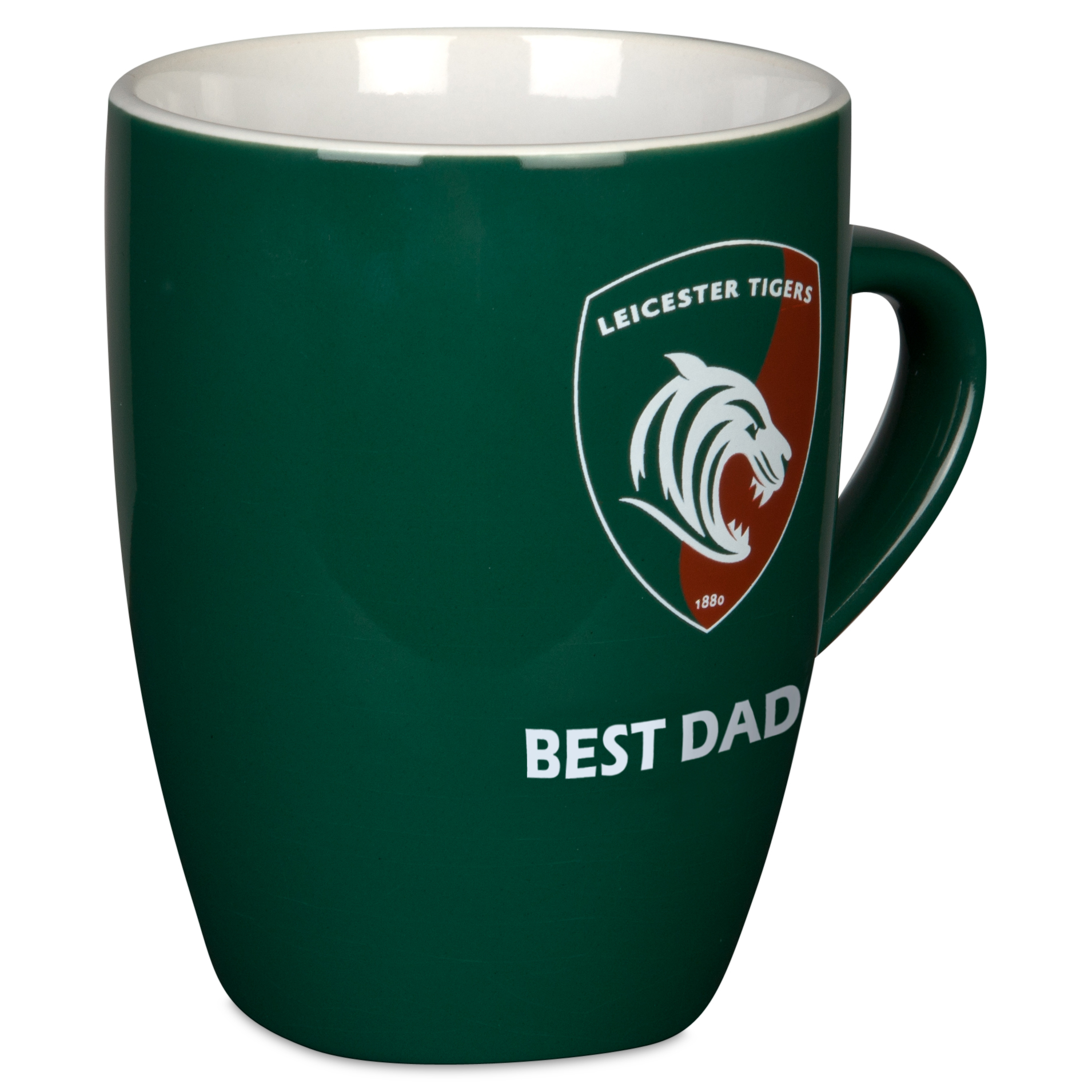 Leicester Tigers Personalised Mug - White