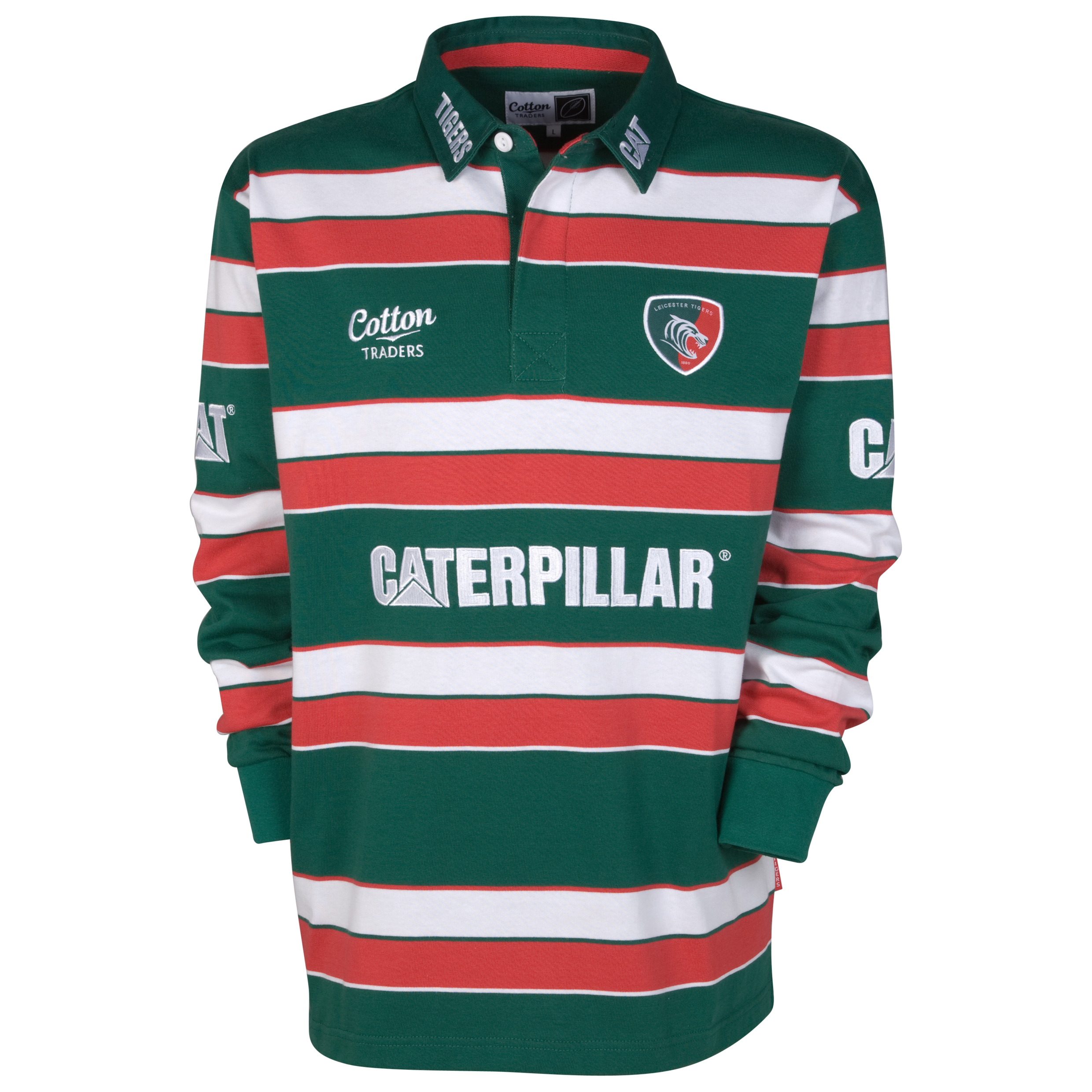 Leicester Tigers Home Shirt Long Sleeve 11-12