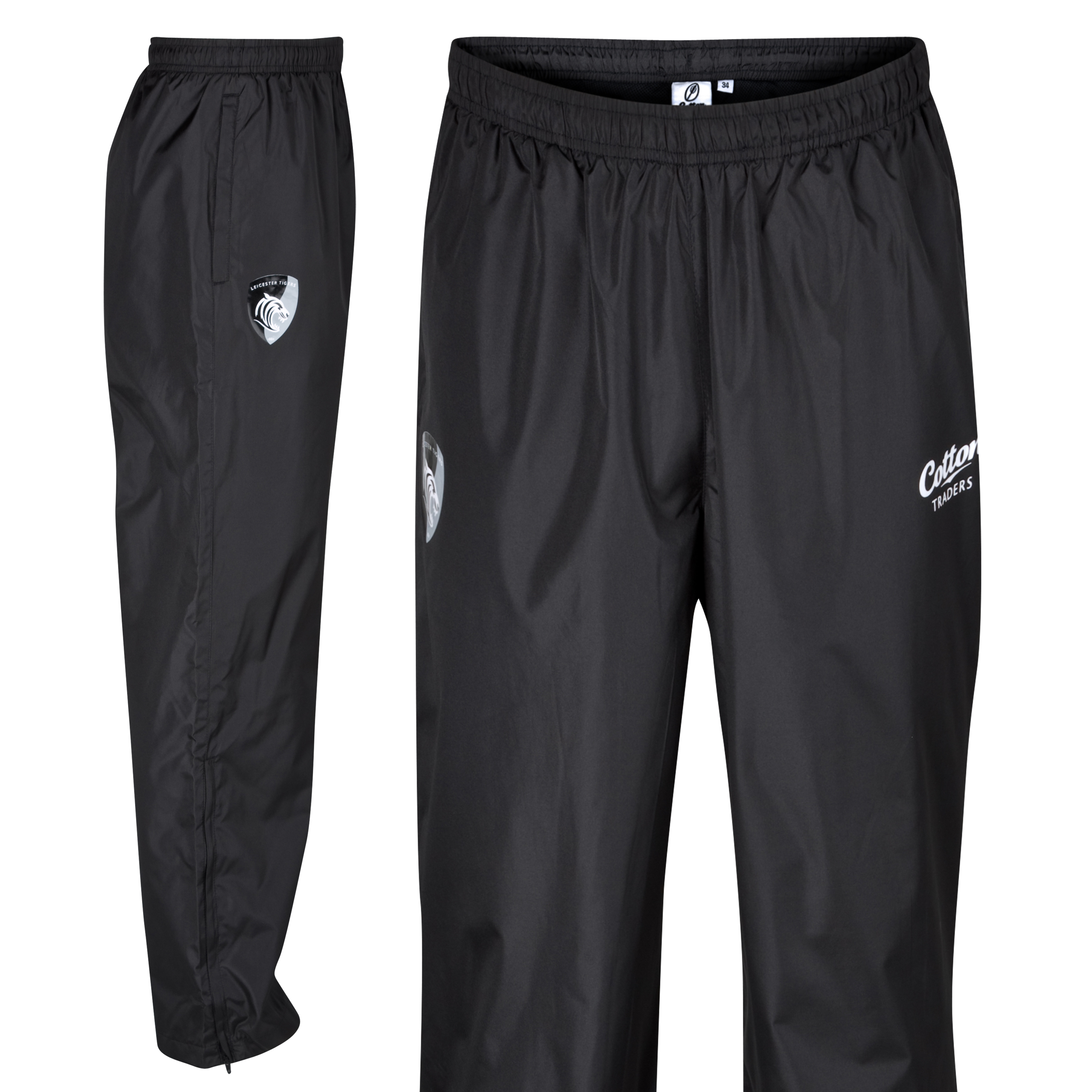 Leicester Tigers Waterproof Bottoms 11/12 - Black.