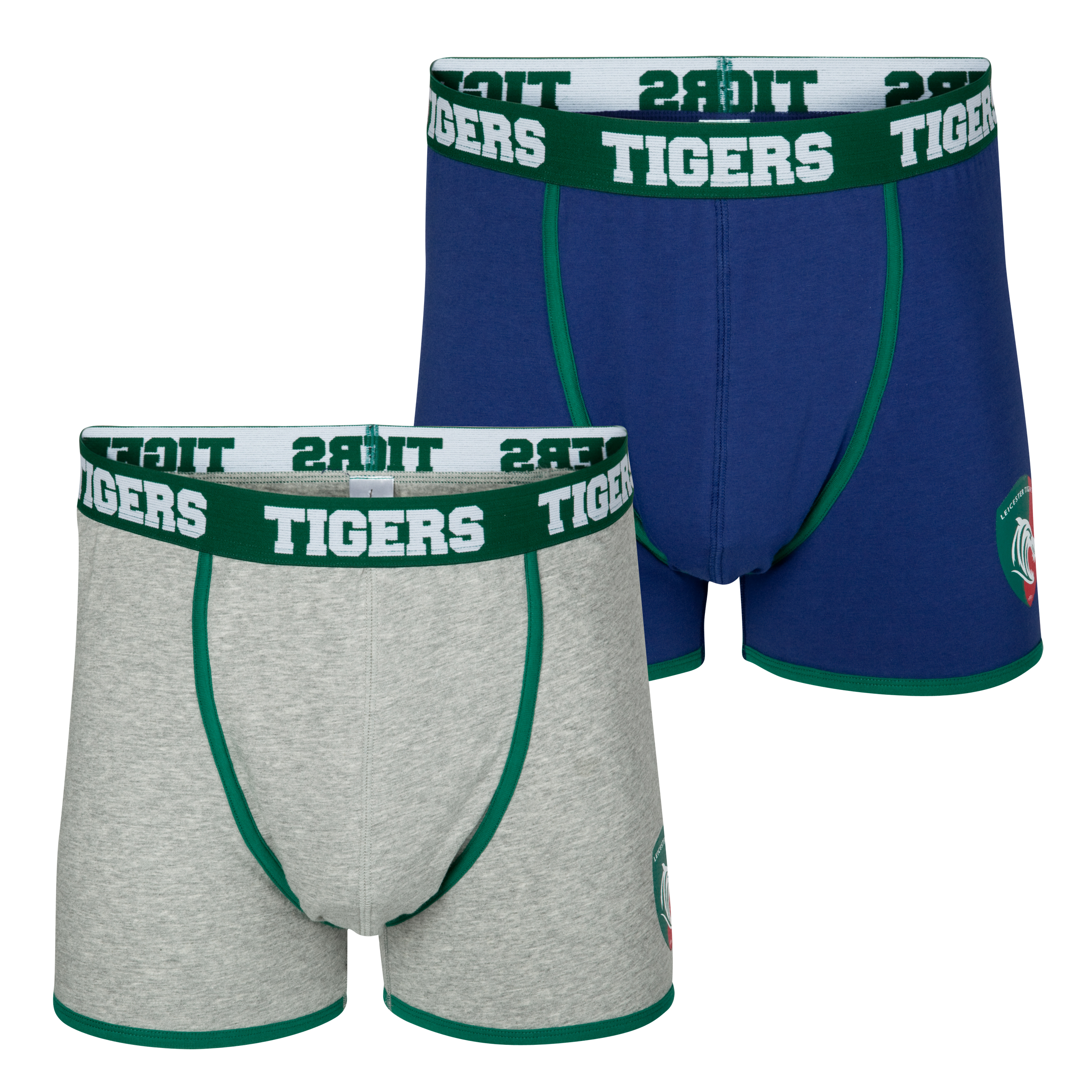 Leicester Tigers Pack of 2 Boxer Shorts