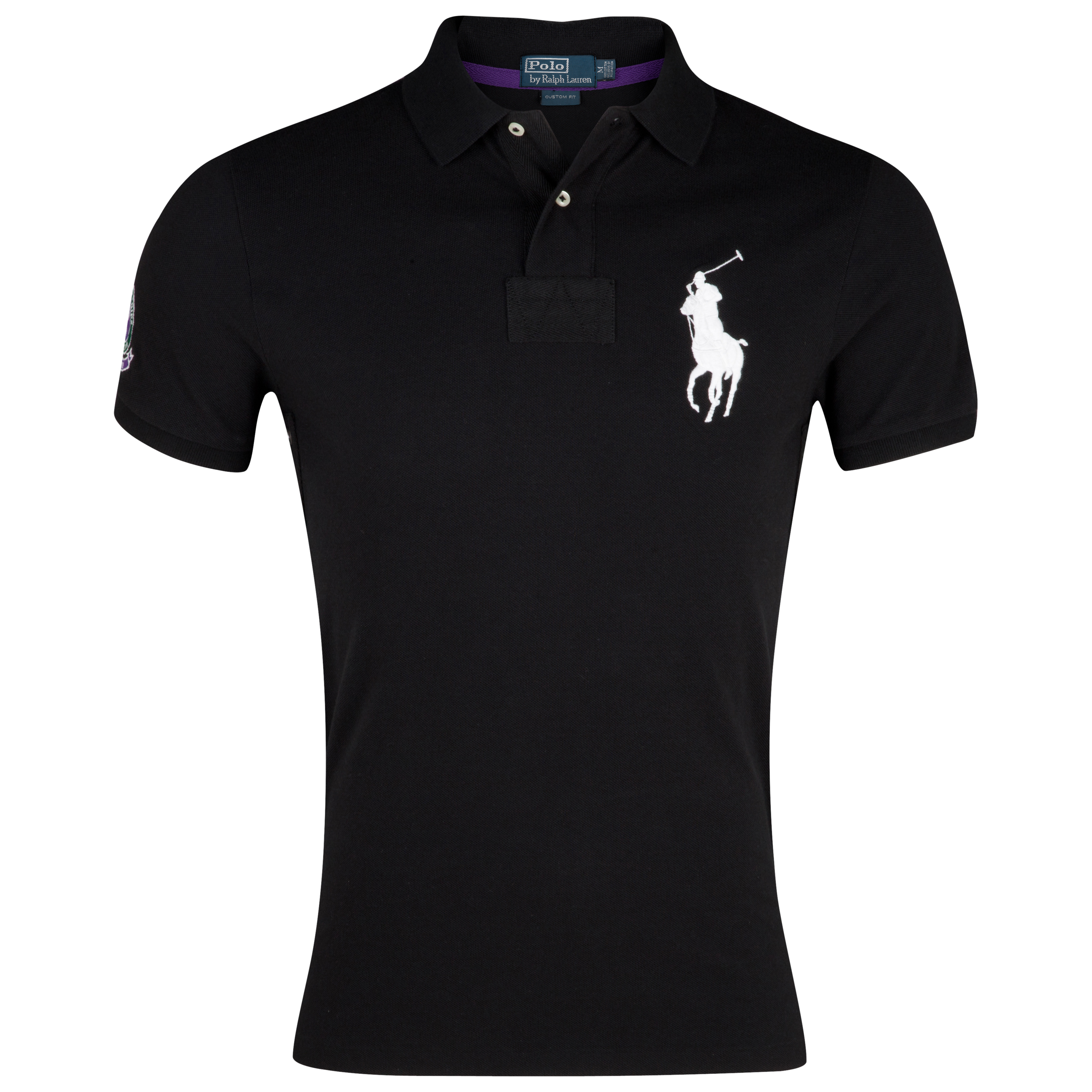 Polo Ralph Lauren Wimbledon Short Sleeve Polo - Black