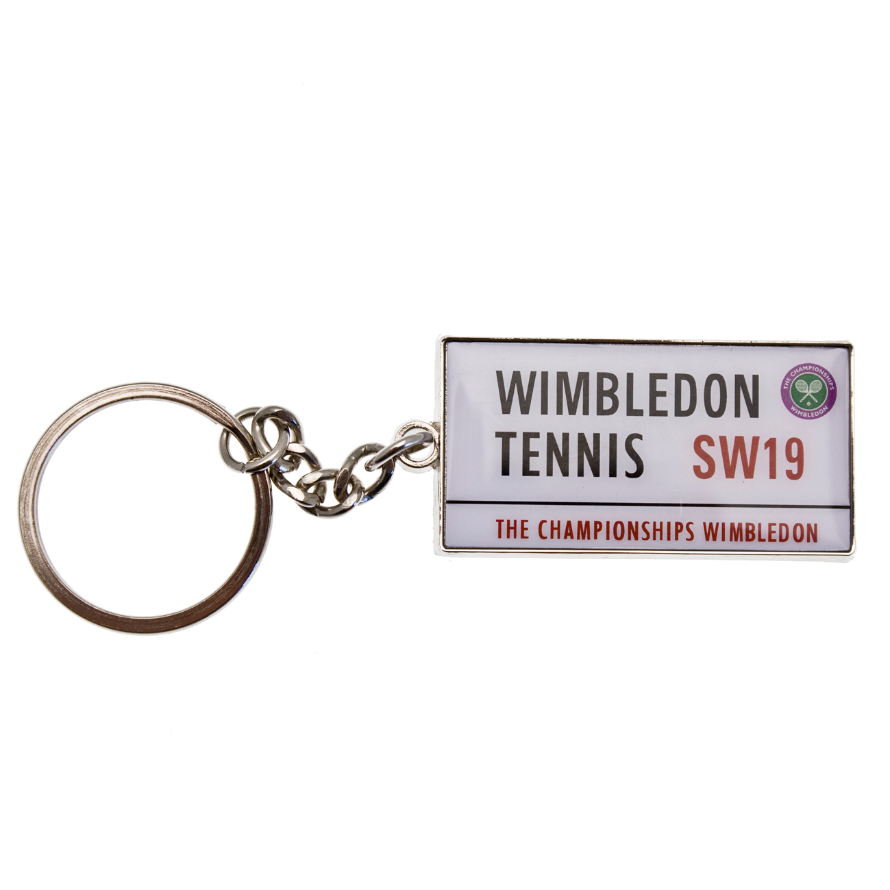 Wimbledon Street Sign Key Ring
