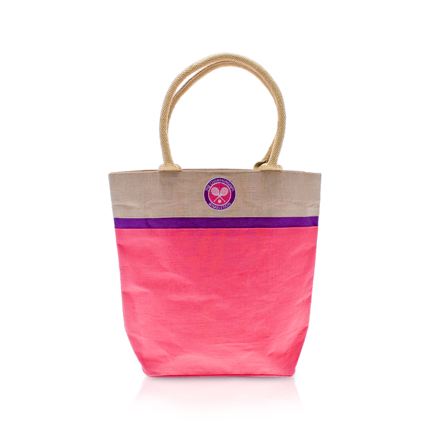 Wimbledon Juco Tote - Pink