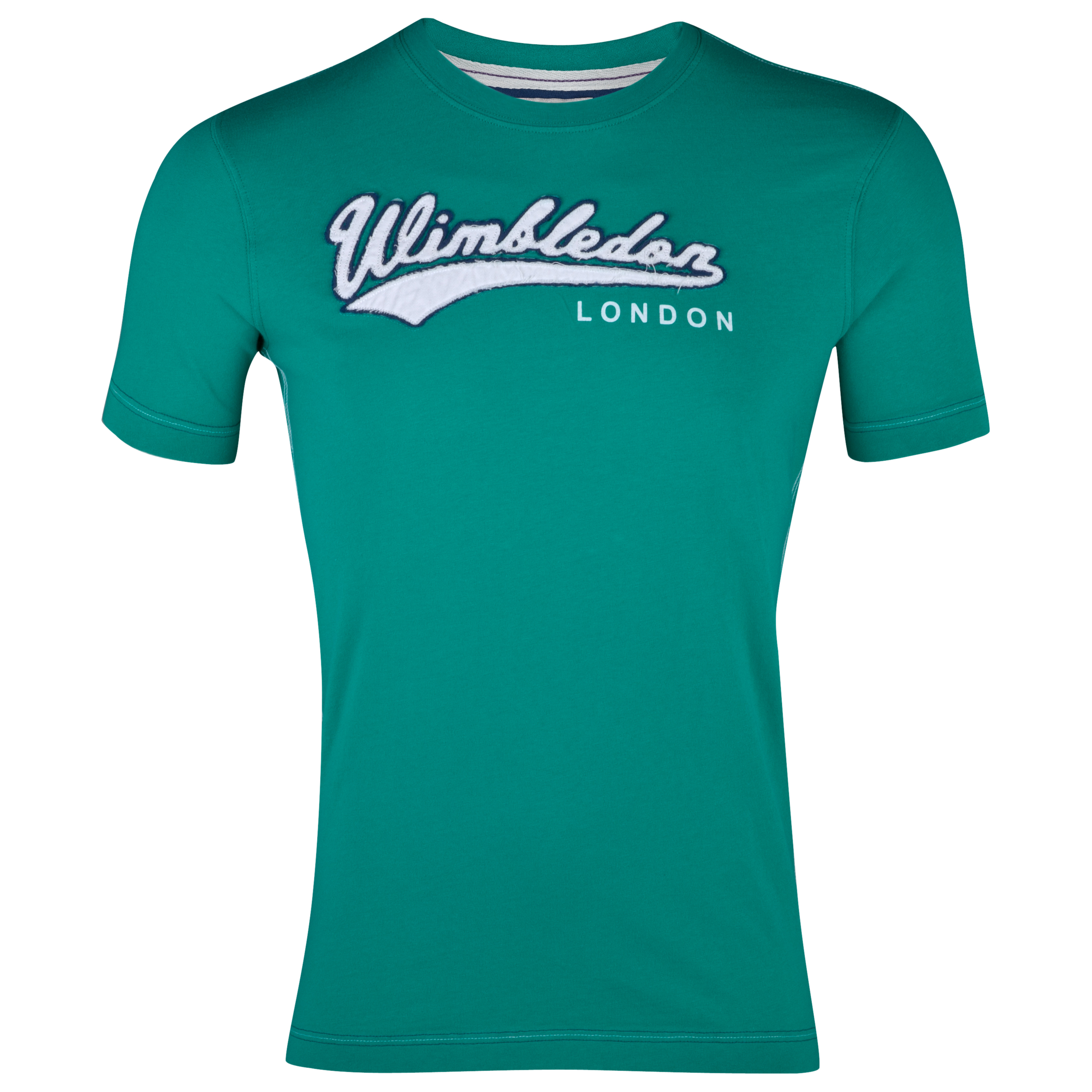 Wimbledon Applique Word T-Shirt - Green
