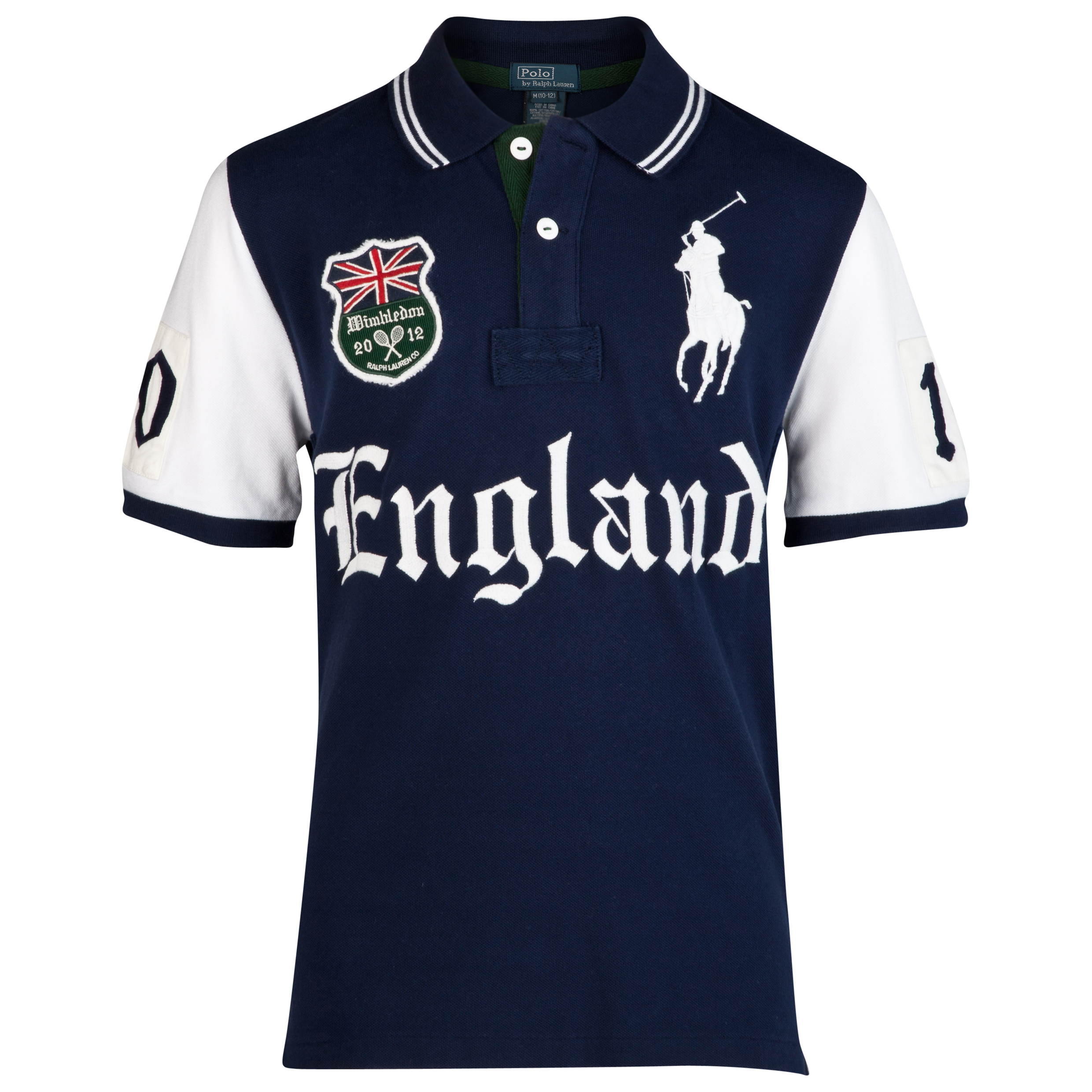 Polo Ralph Lauren Wimbledon England Pieced Mesh  Polo - French Navy - Boys