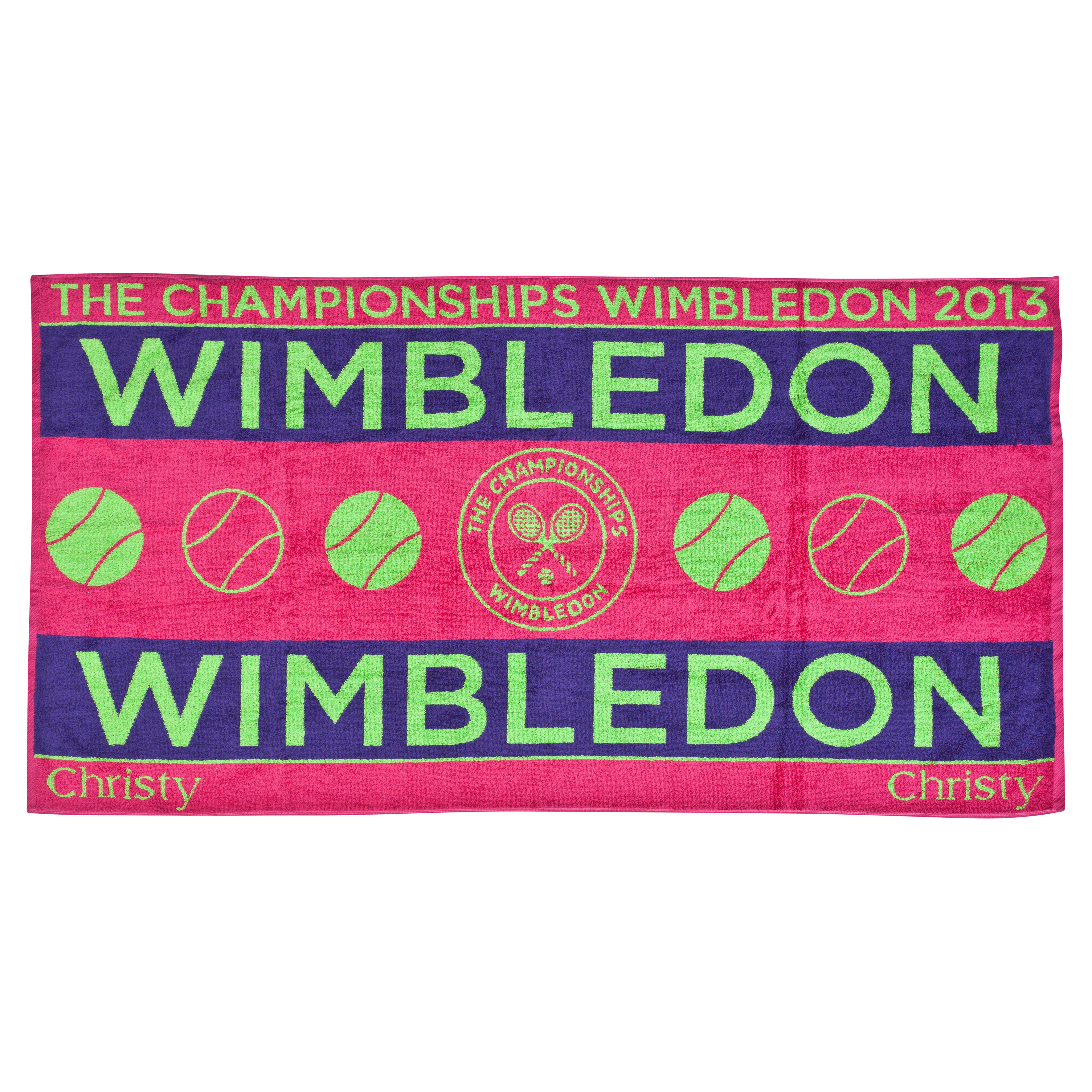Wimbledon Ladies Championships Towel 2013 - Berry/Apple/Purple