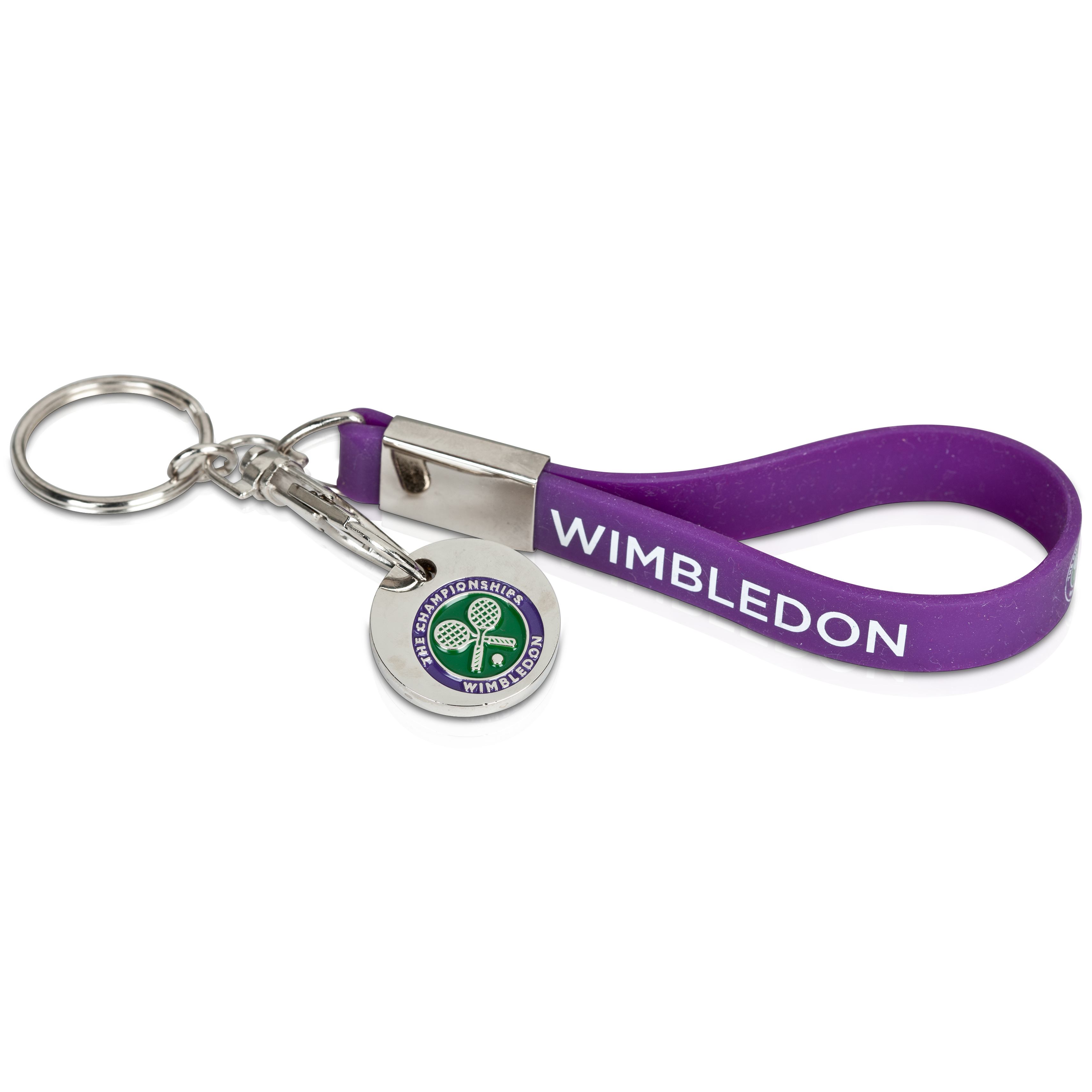 Wimbledon Trolley Coin Keyring