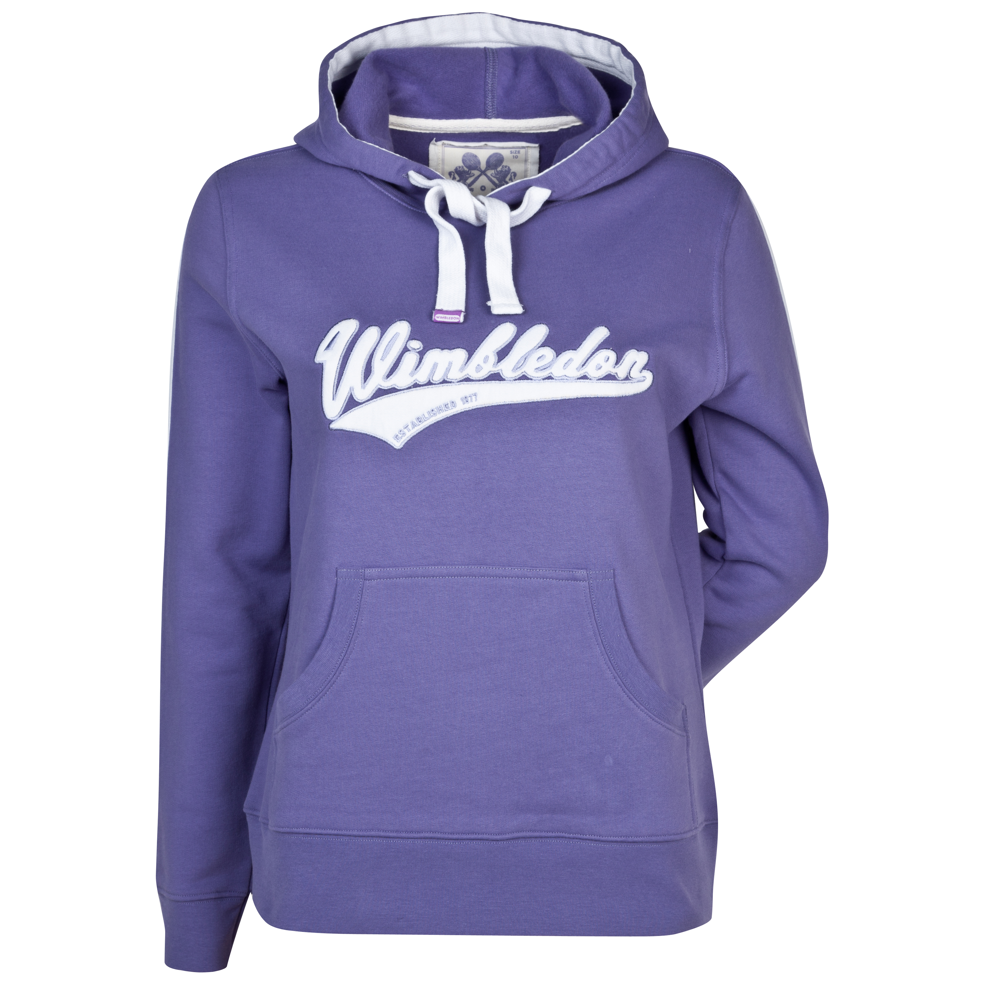 Wimbledon Hooded Sweatshirt - Ladies - Dark lilac