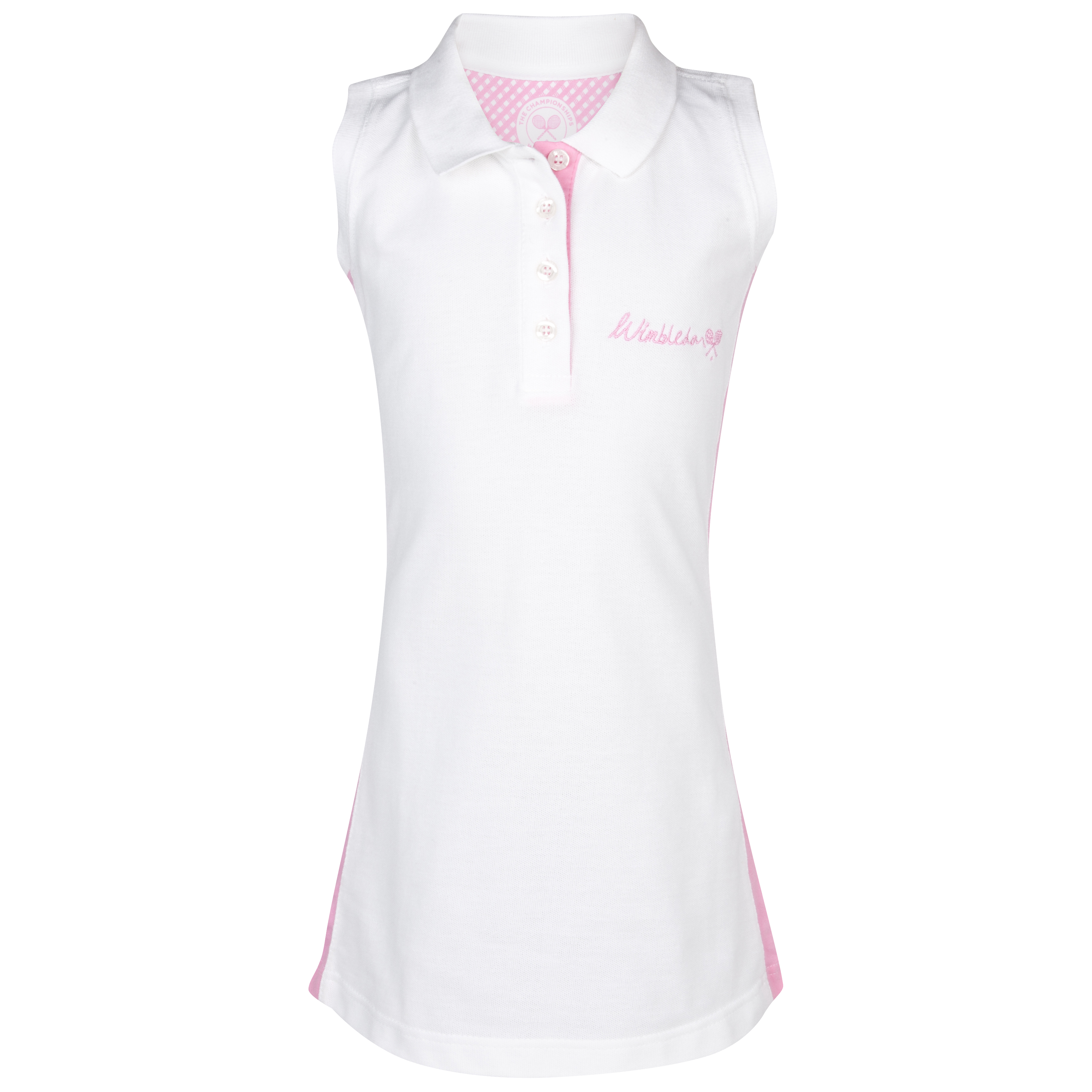 Wimbledon Tennis Dress - Girls - White